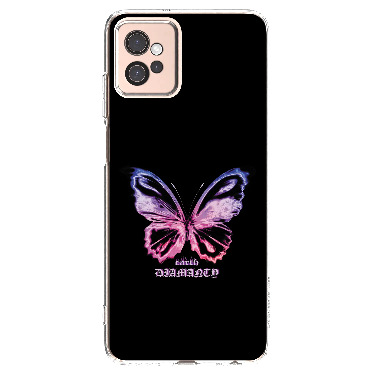 Picasee husă transparentă din silicon pentru Motorola Moto G32 - Diamanty Purple