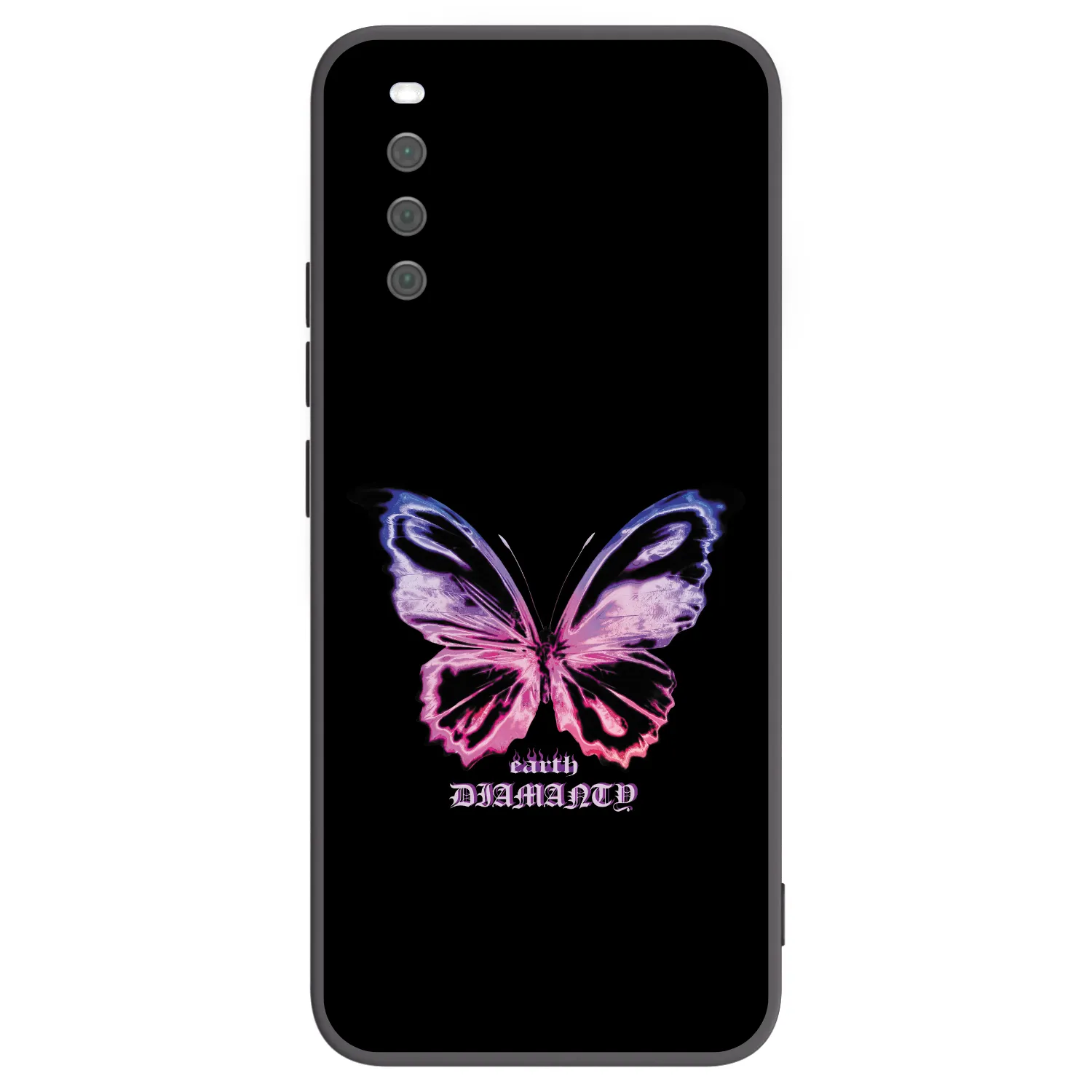 Picasee husă neagră din silicon pentru Sony Xperia 10 III - Diamanty Purple