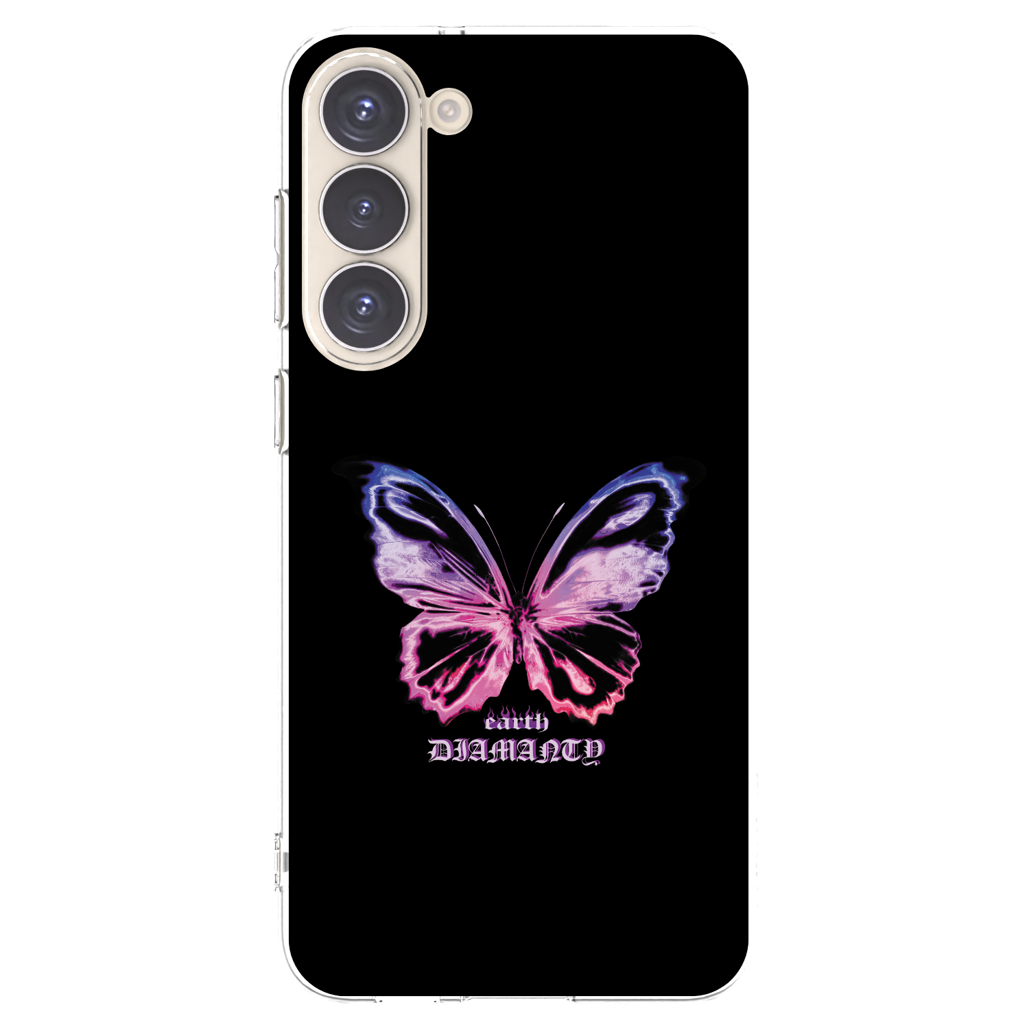 Picasee husă transparentă din silicon pentru Samsung Galaxy S23+ 5G - Diamanty Purple