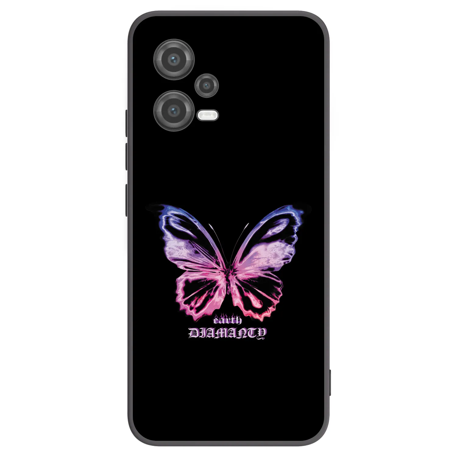 Picasee husă neagră din silicon pentru Xiaomi Poco X5 - Diamanty Purple