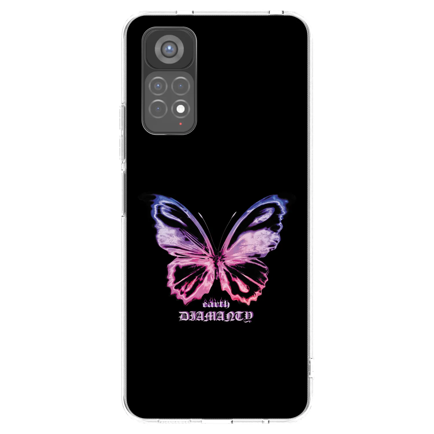 Picasee husă transparentă din silicon pentru Xiaomi Redmi Note 11S 5G - Diamanty Purple