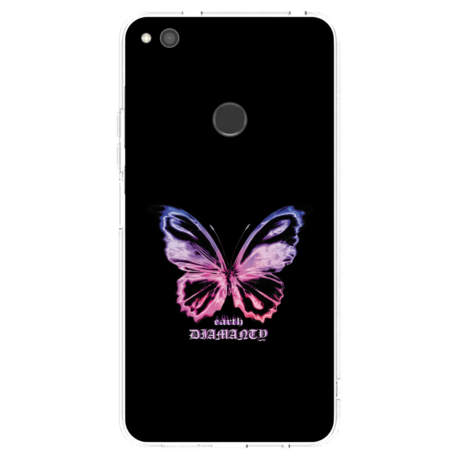 Picasee husă transparentă din silicon pentru Huawei P9 Lite 2017 - Diamanty Purple