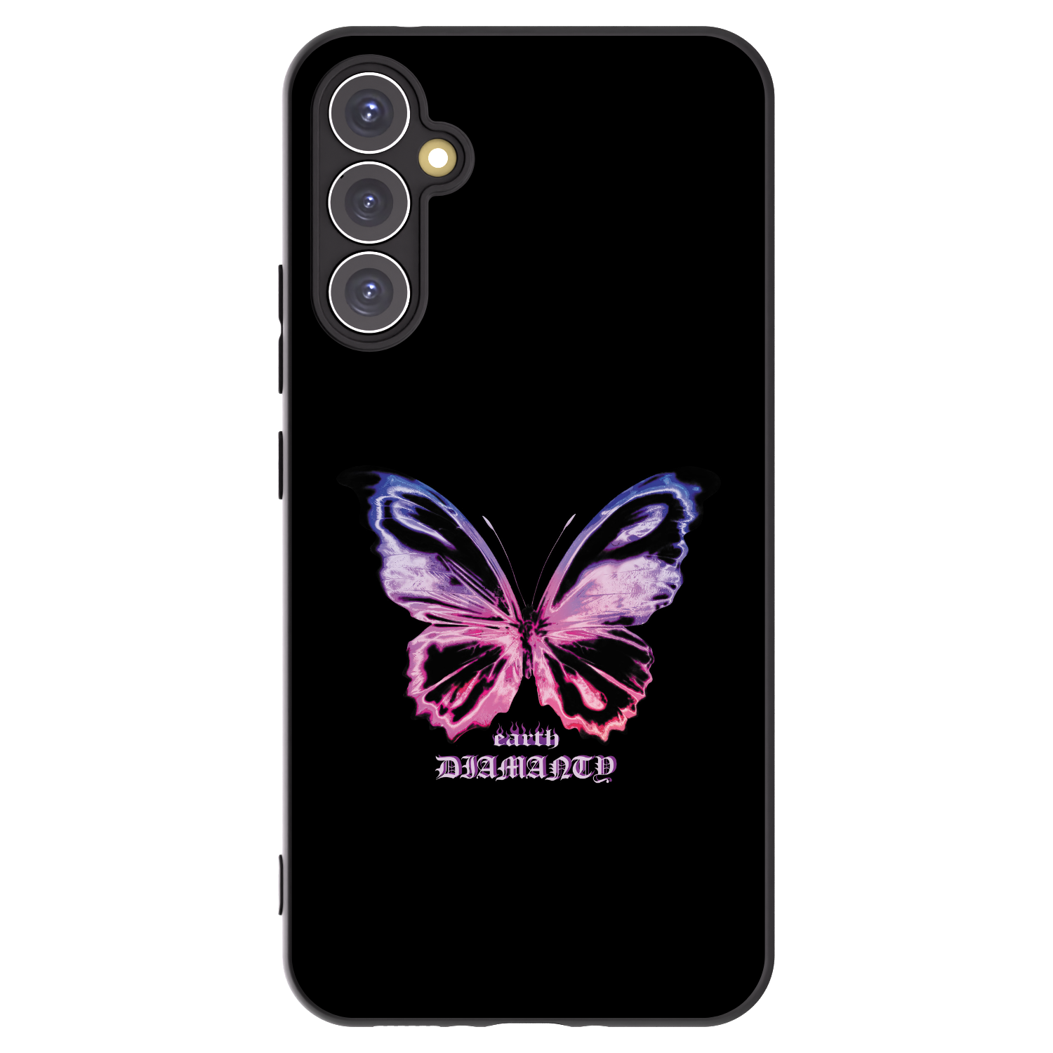 Picasee husă neagră din silicon pentru Samsung Galaxy A34 5G A346B - Diamanty Purple