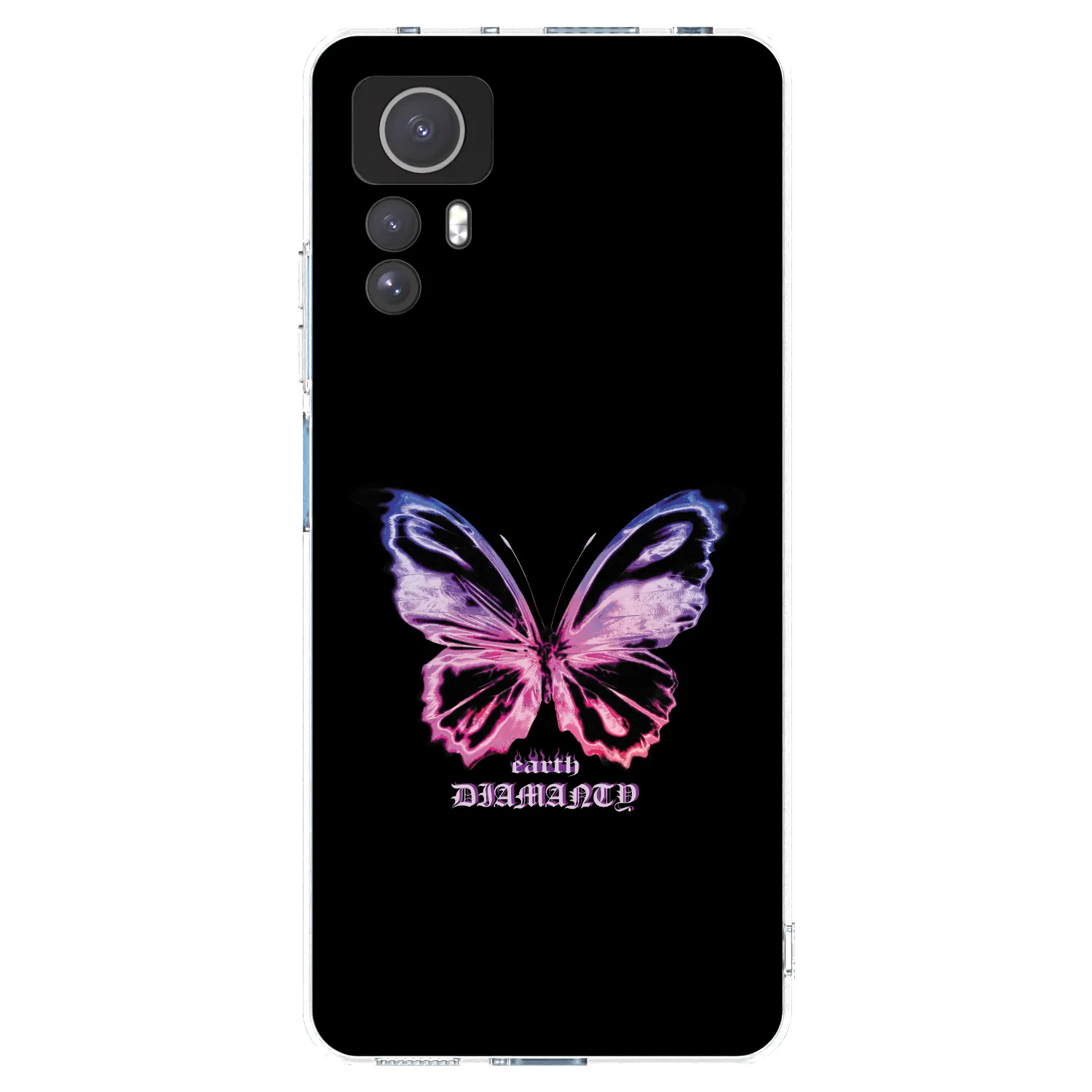 Picasee husă transparentă din silicon pentru Xiaomi Redmi Note 12S - Diamanty Purple