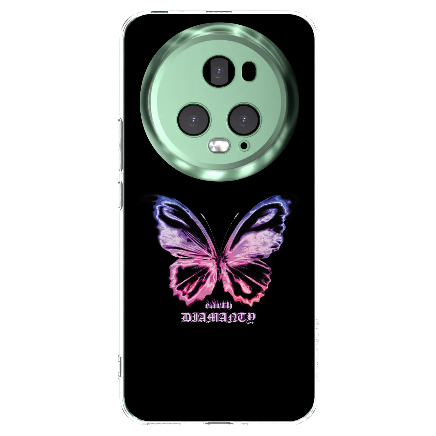 Picasee husă transparentă din silicon pentru Honor Magic5 Pro - Diamanty Purple