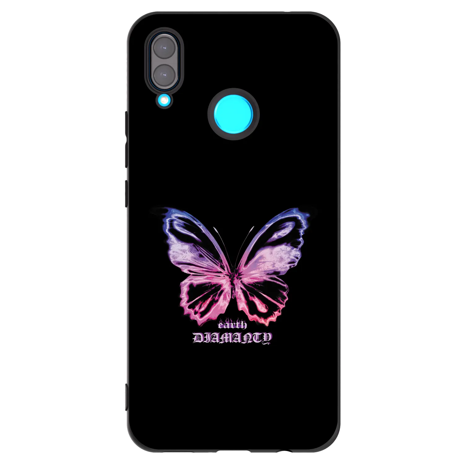 Picasee husă neagră din silicon pentru Huawei Nova 3 - Diamanty Purple