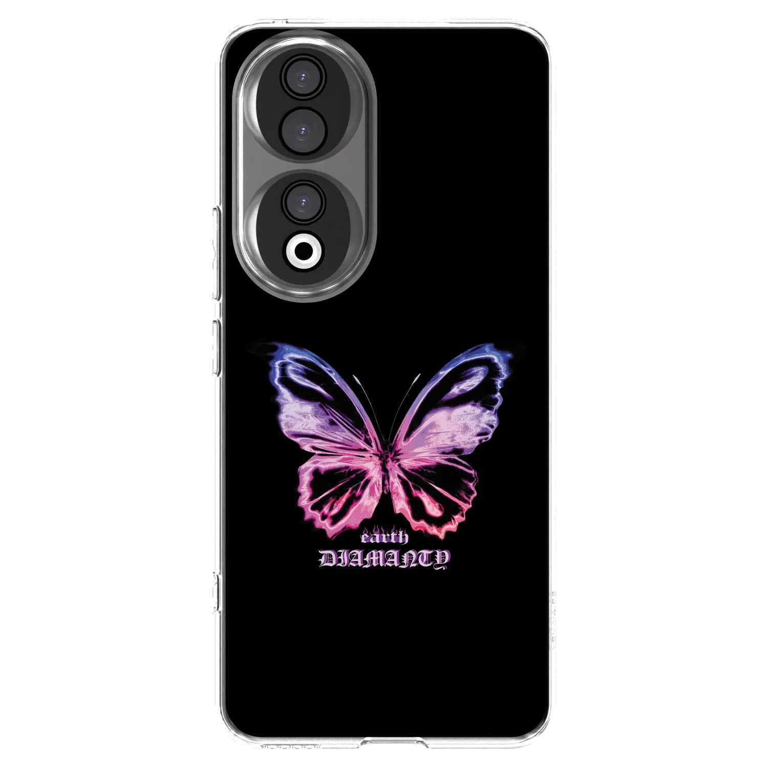 Picasee husă transparentă din silicon pentru Honor 90 5G - Diamanty Purple