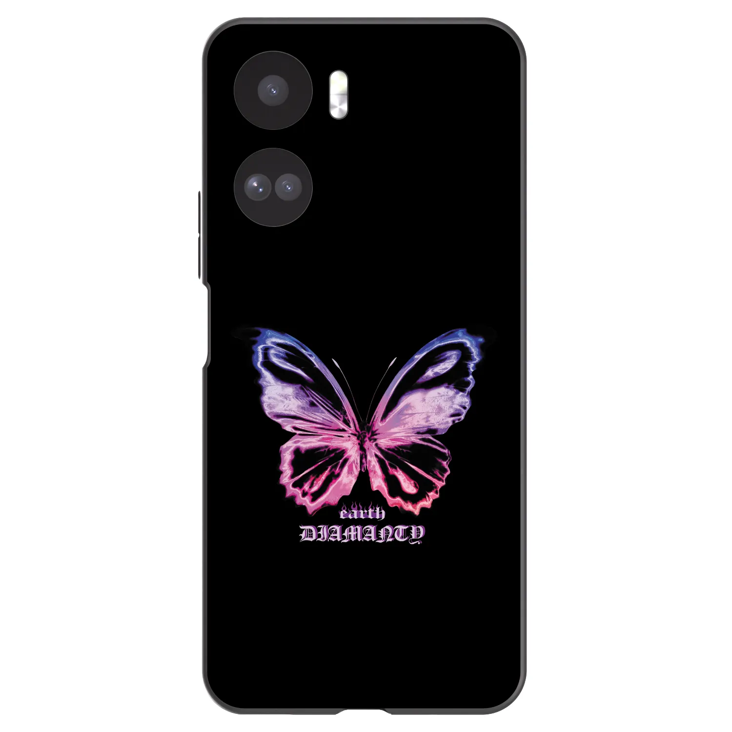 Picasee husă neagră din silicon pentru Honor 90 Lite 5G - Diamanty Purple
