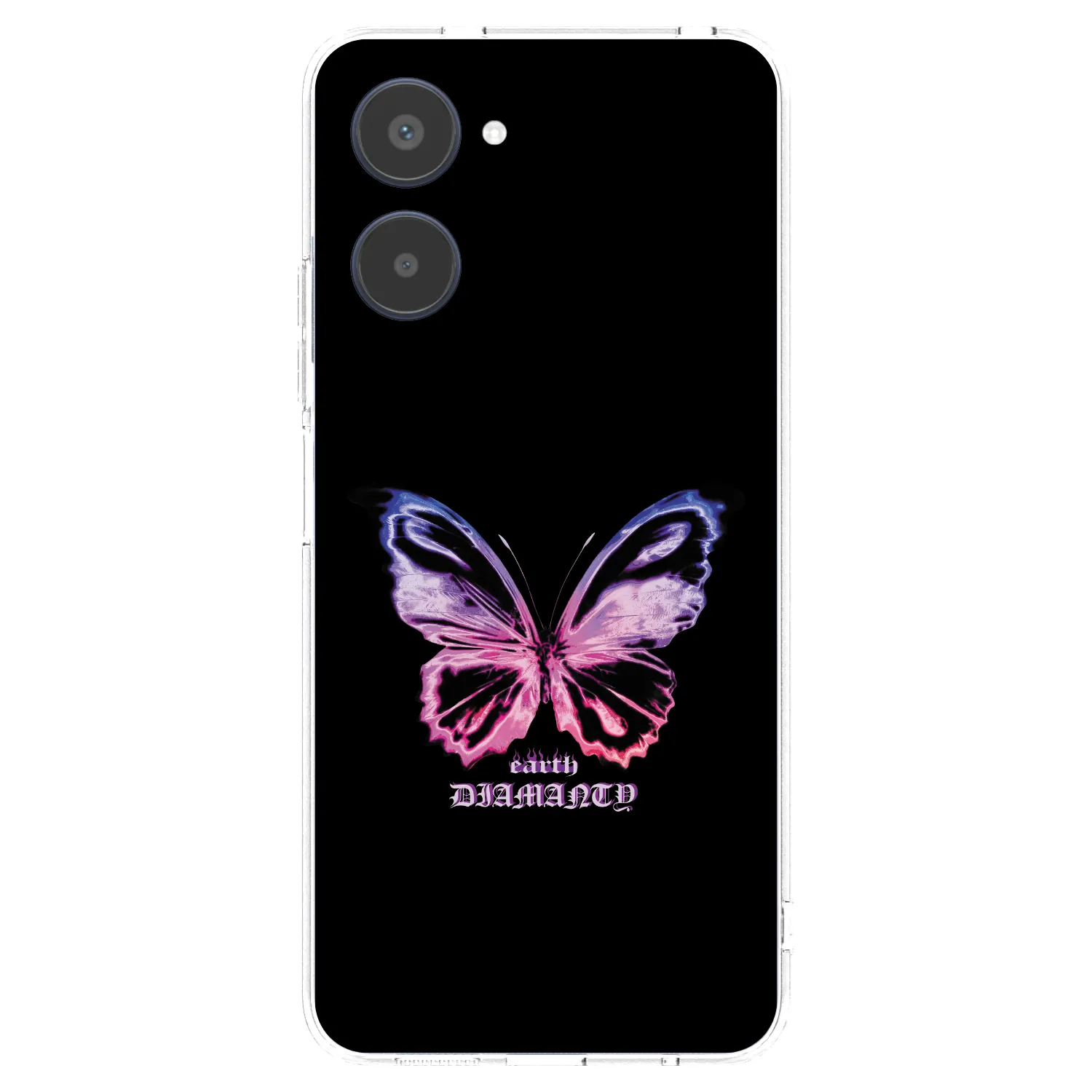 Picasee husă transparentă din silicon pentru Realme 10 4G - Diamanty Purple