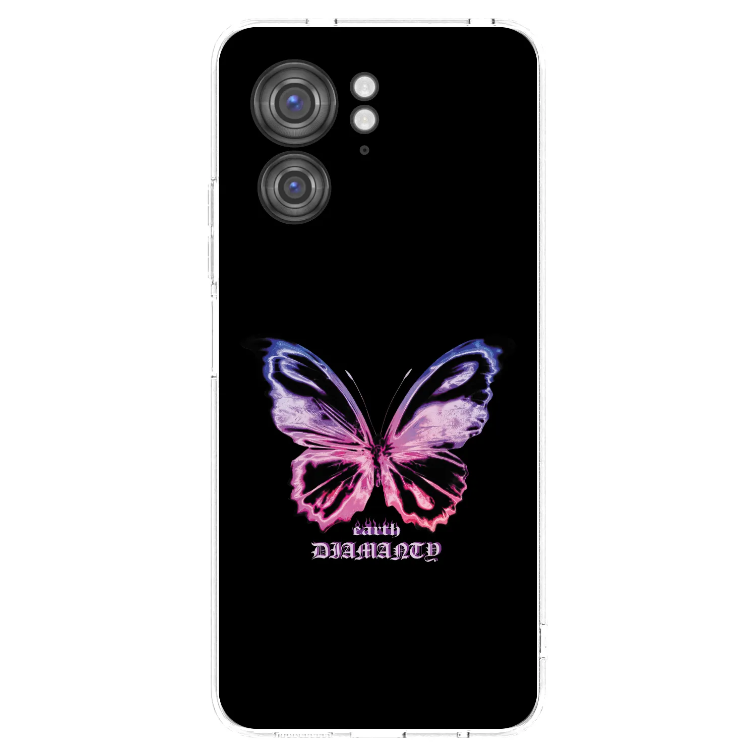Picasee husă transparentă din silicon pentru Motorola Edge 40 - Diamanty Purple