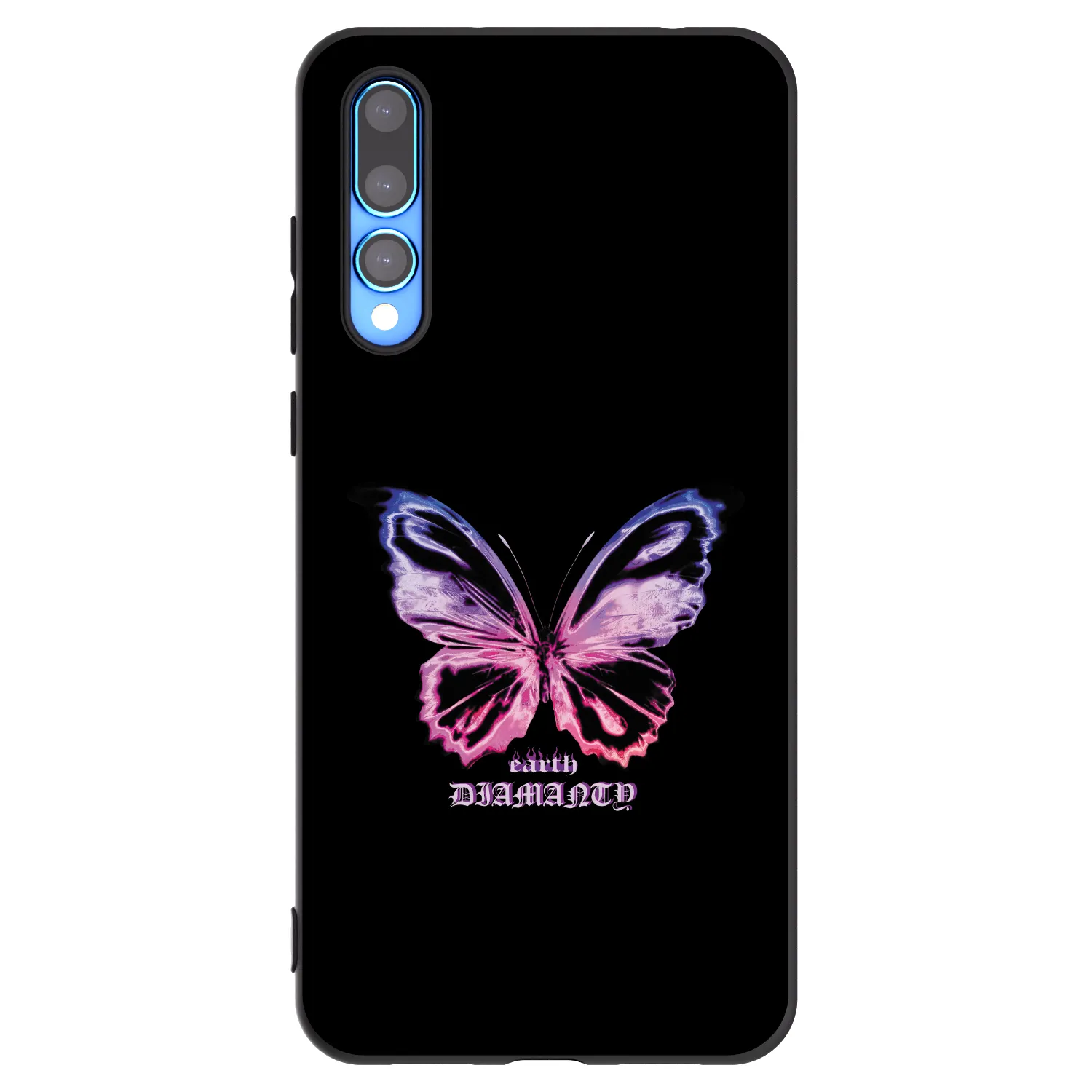 Picasee husă neagră din silicon pentru Huawei P20 Pro - Diamanty Purple