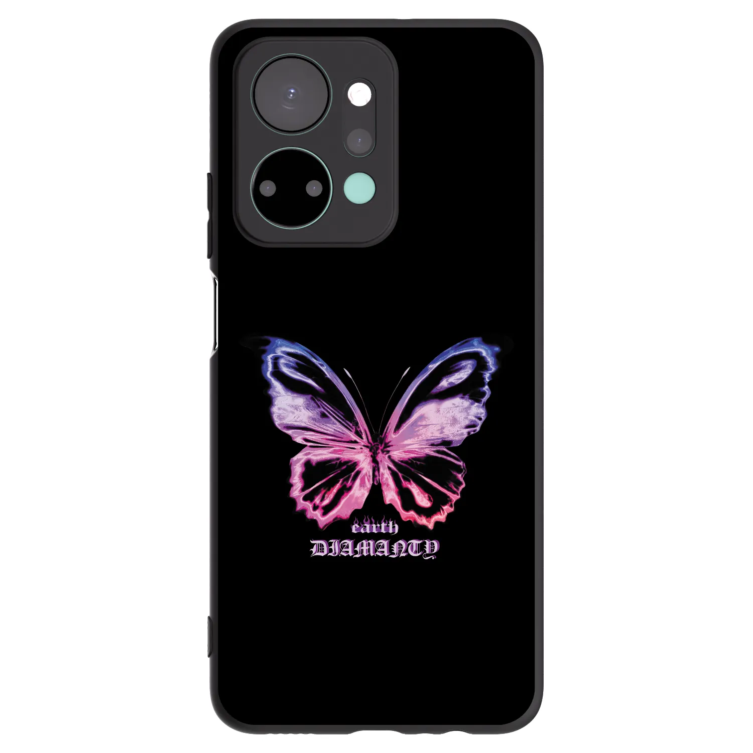 Picasee husă neagră din silicon pentru Honor X7a - Diamanty Purple