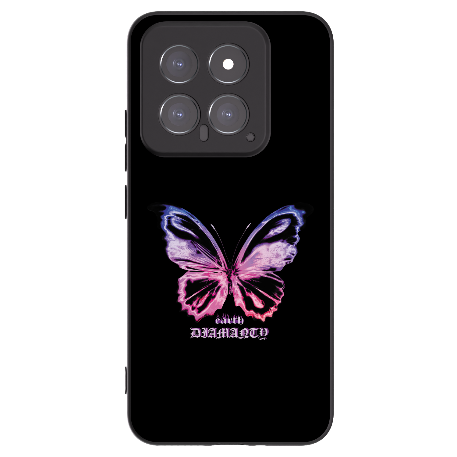 Picasee husă neagră din silicon pentru Xiaomi 14 - Diamanty Purple