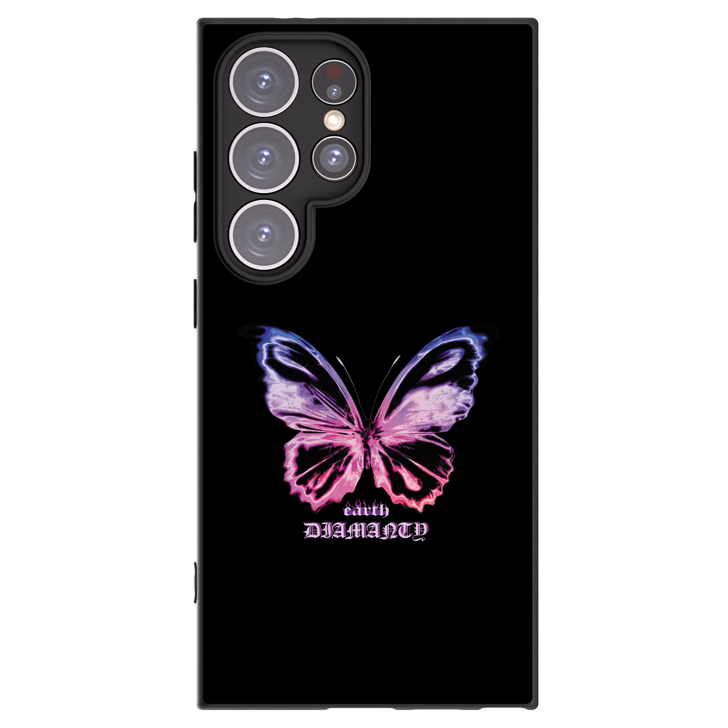 Picasee husă neagră din silicon pentru Samsung Galaxy S24 Ultra S928B 5G - Diamanty Purple