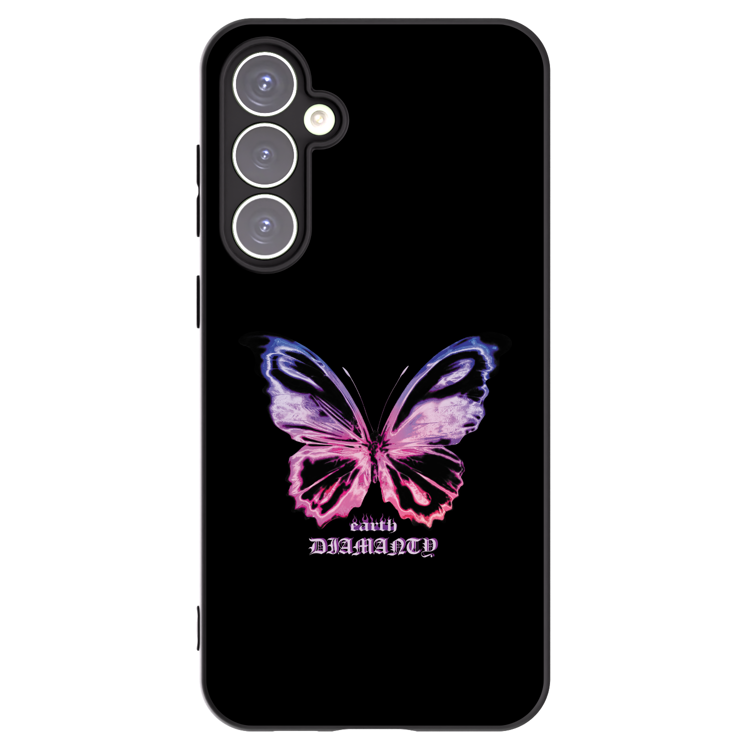 Picasee husă neagră din silicon pentru Samsung Galaxy S23 FE S711B - Diamanty Purple