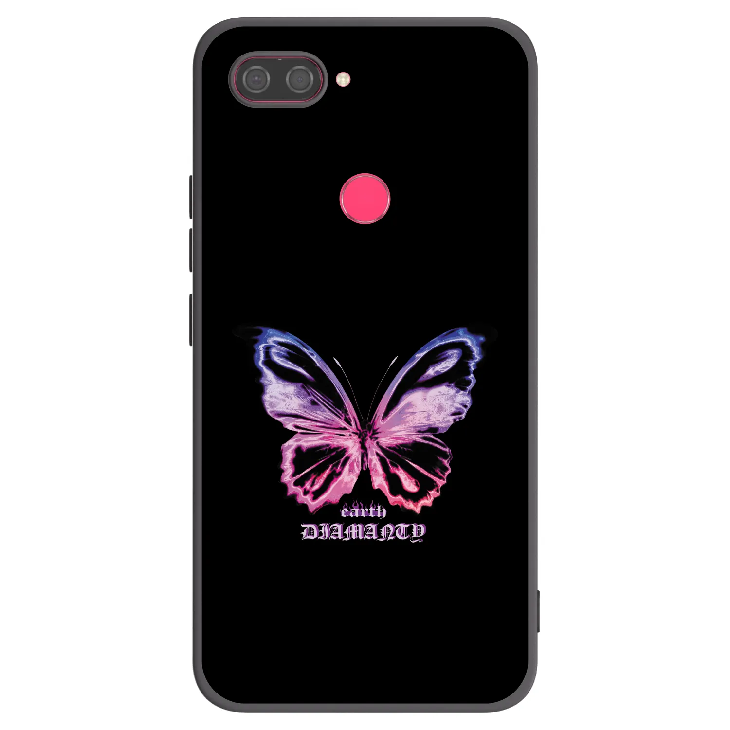 Picasee husă neagră din silicon pentru Xiaomi Mi 8 Lite - Diamanty Purple