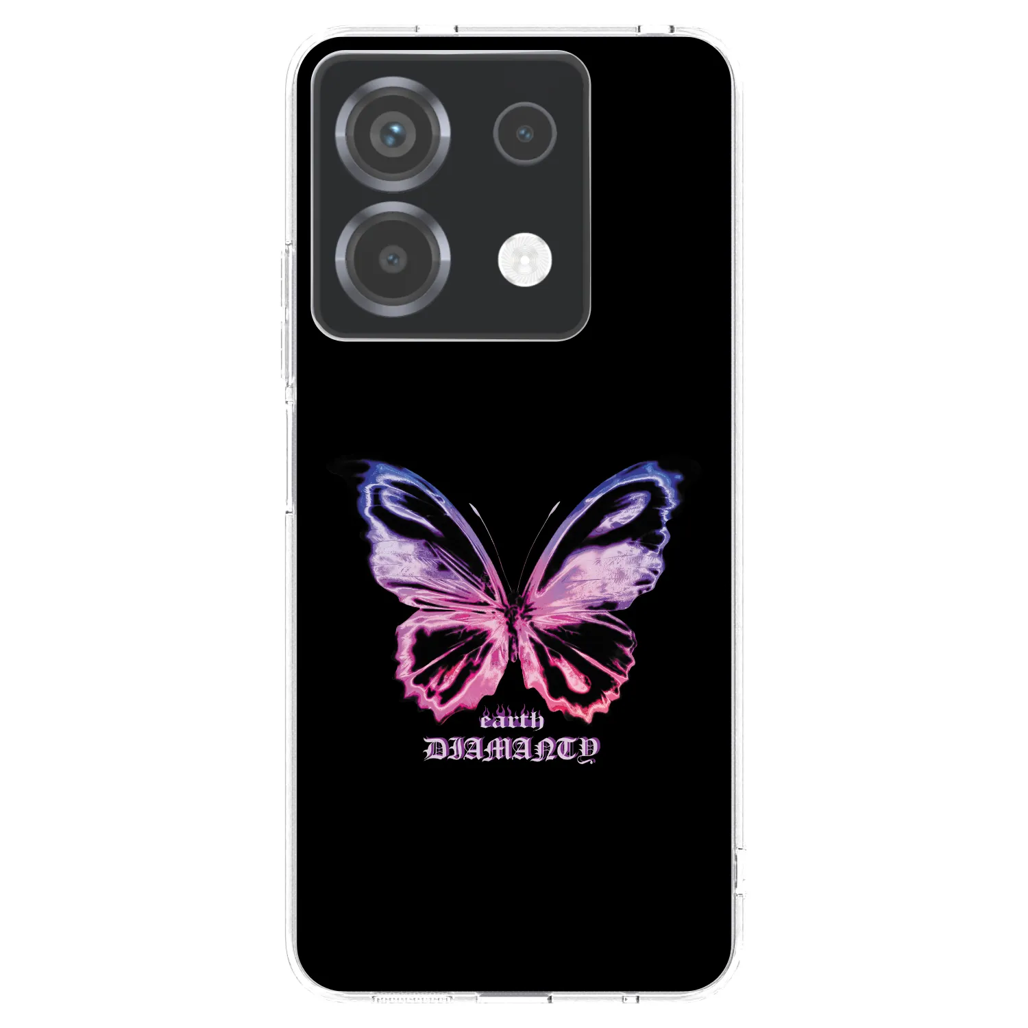 Picasee husă transparentă din silicon pentru Xiaomi Poco X6 - Diamanty Purple