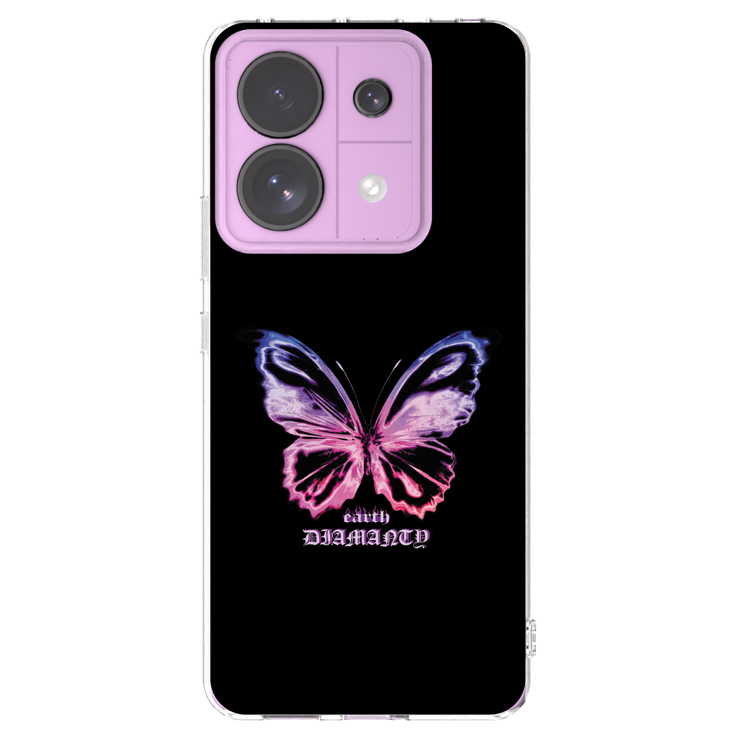 Picasee husă transparentă din silicon pentru Xiaomi Redmi Note 13 Pro 5G - Diamanty Purple