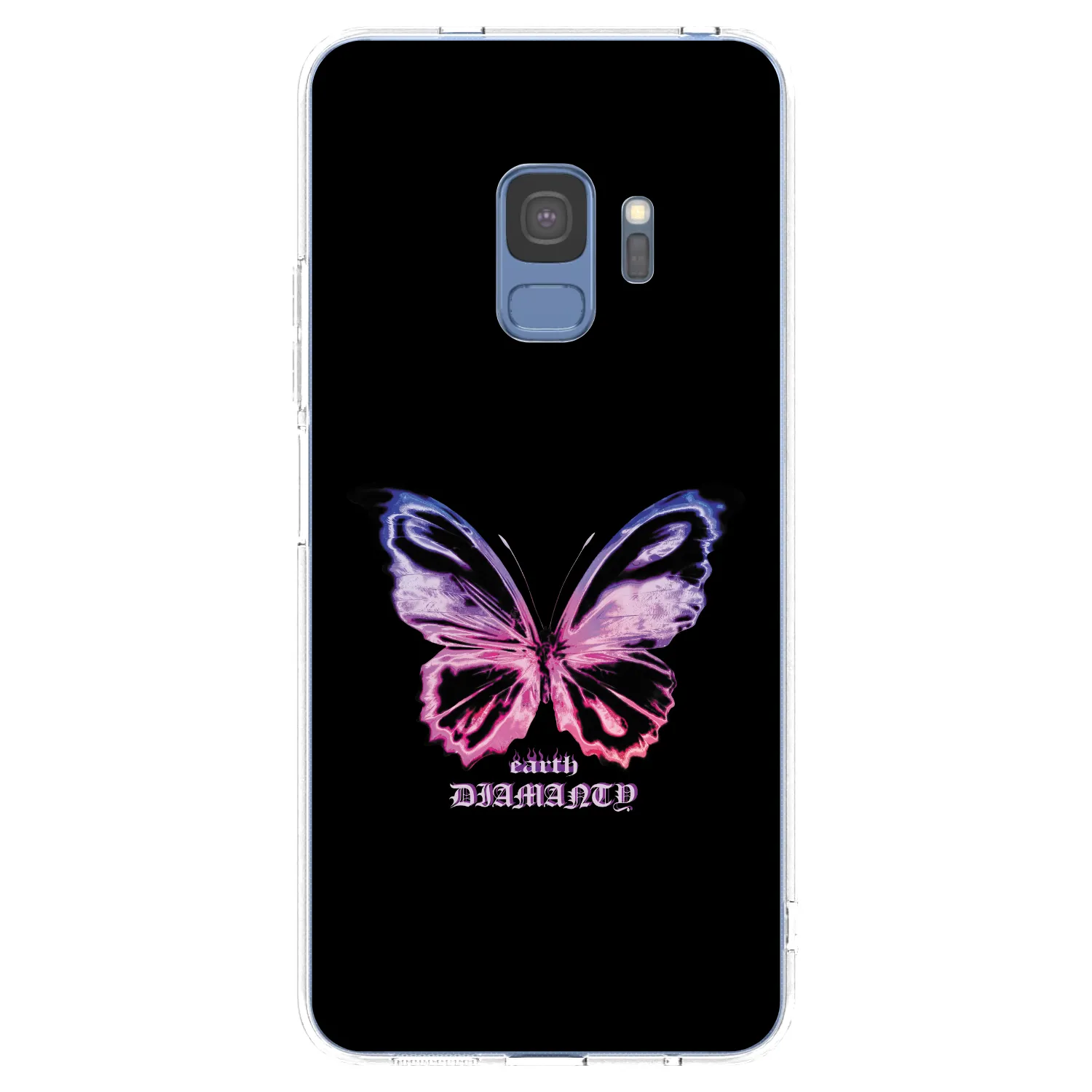 Picasee husă transparentă din silicon pentru Samsung Galaxy S9 G960F - Diamanty Purple