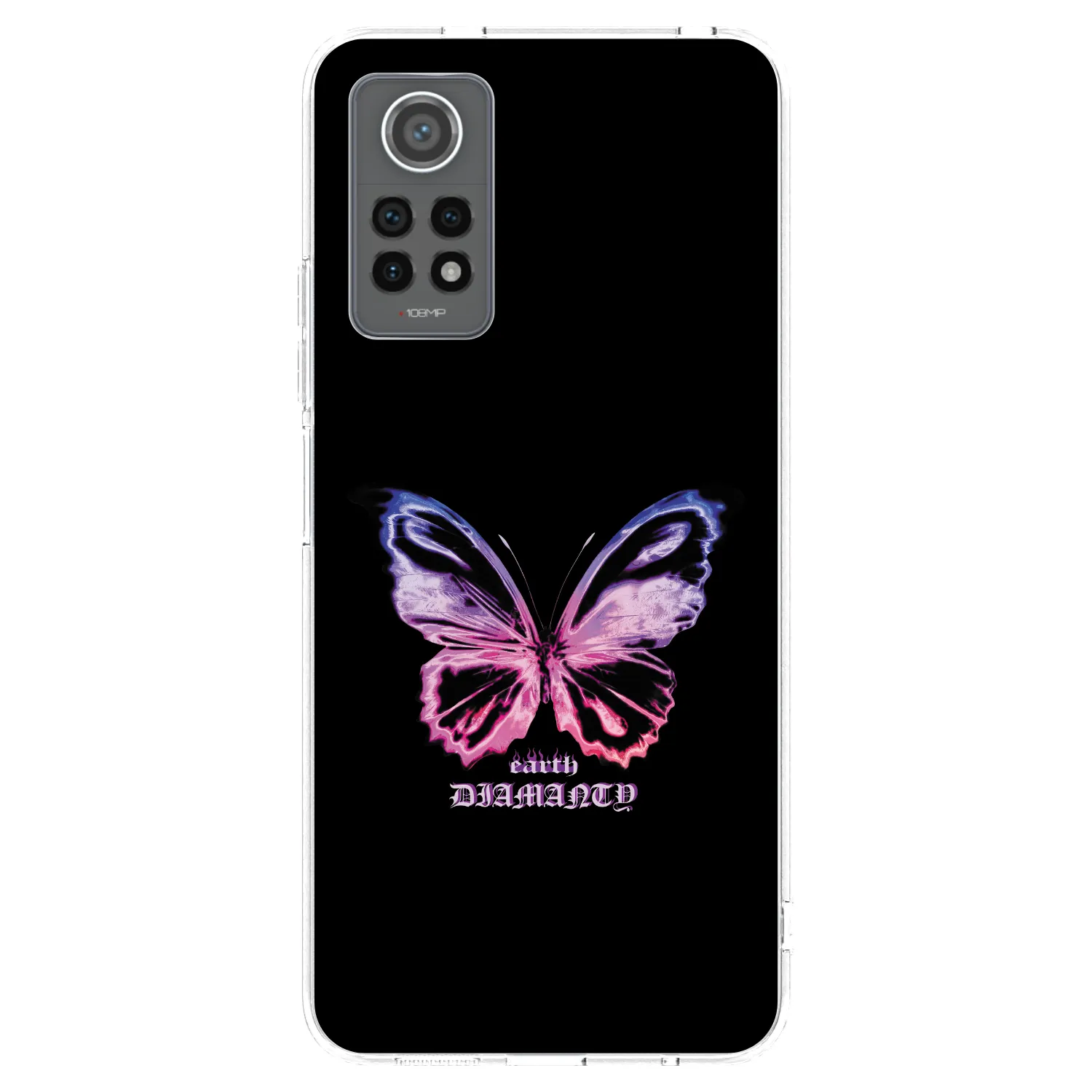 Picasee husă transparentă din silicon pentru Xiaomi Redmi Note 12 Pro 4G - Diamanty Purple