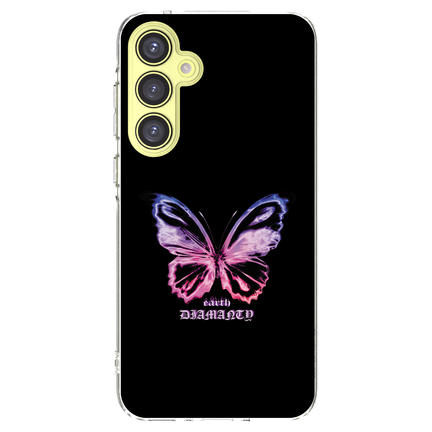 Picasee husă transparentă din silicon pentru Samsung Galaxy A35 5G A356B - Diamanty Purple