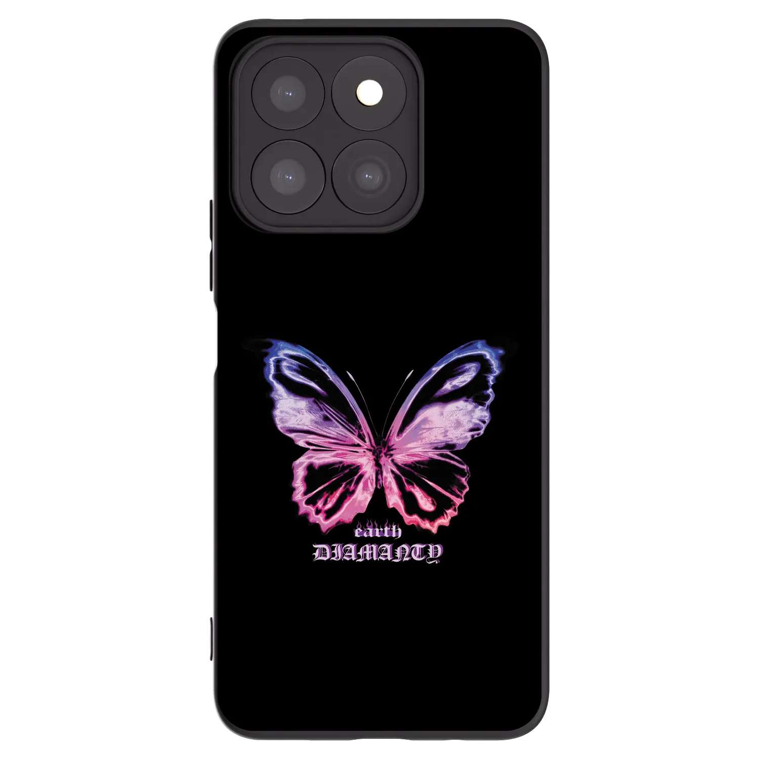 Picasee husă neagră din silicon pentru Honor X8b - Diamanty Purple