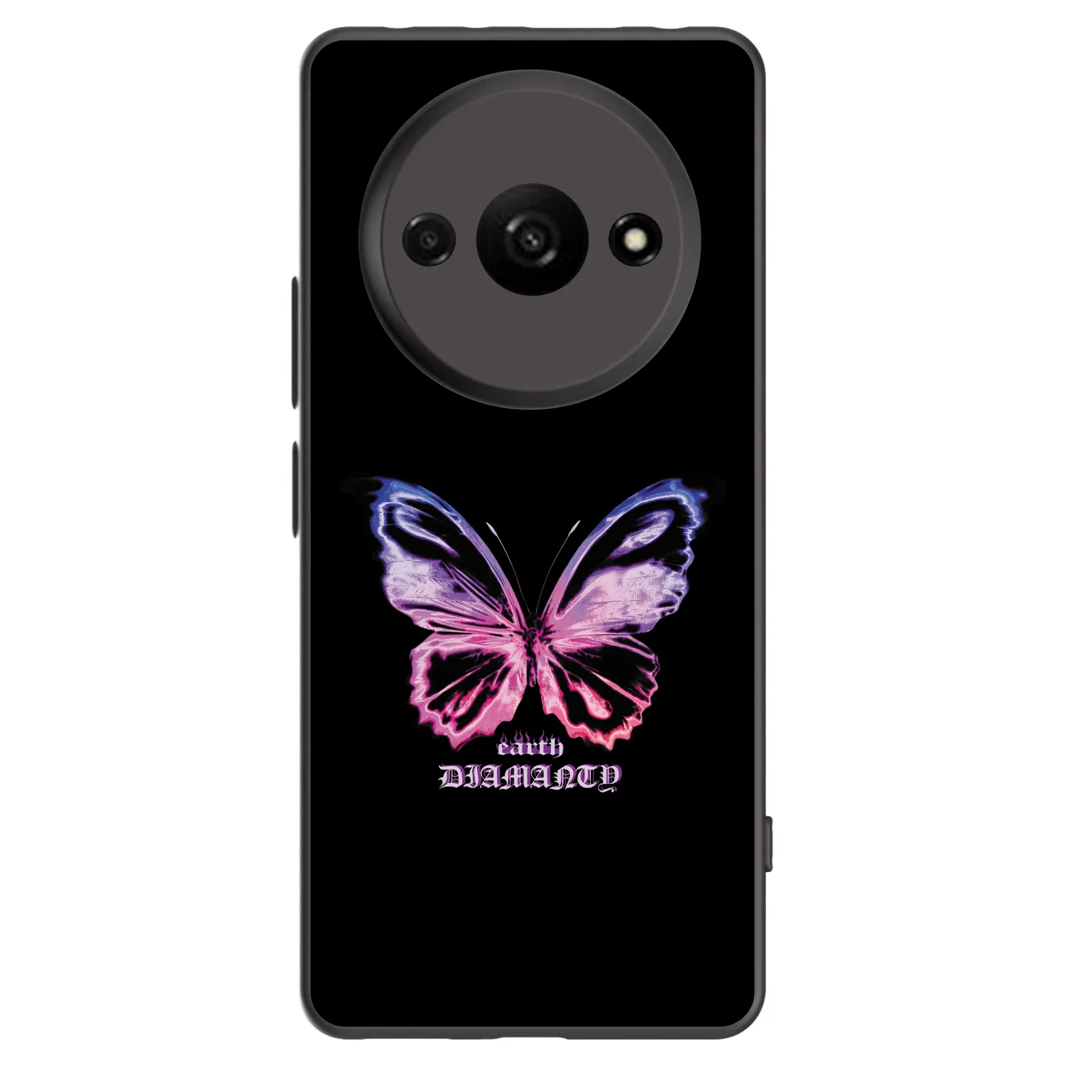 Picasee husă neagră din silicon pentru Xiaomi Redmi A3 - Diamanty Purple