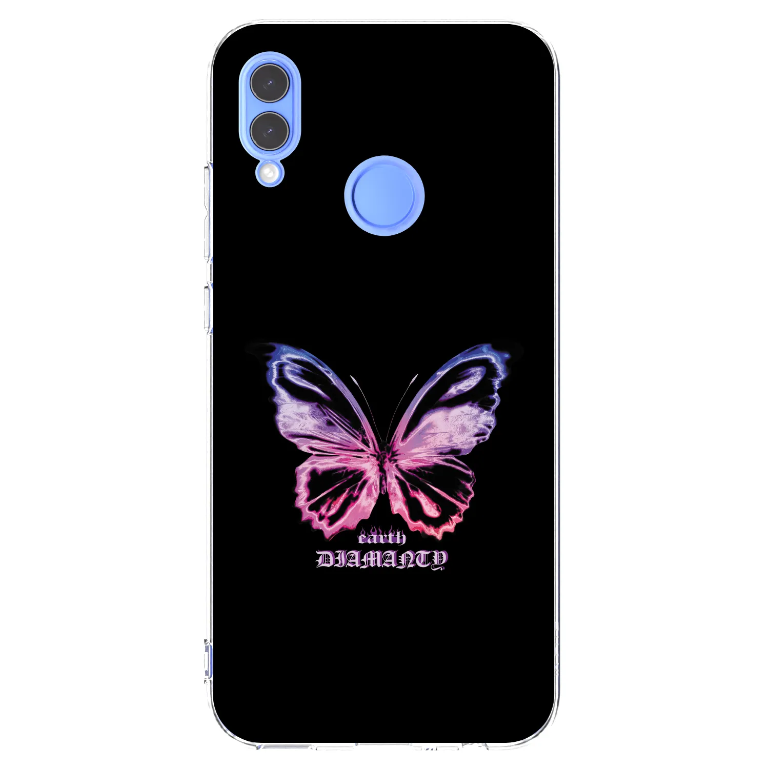 Picasee husă transparentă din silicon pentru Honor 10 Lite - Diamanty Purple