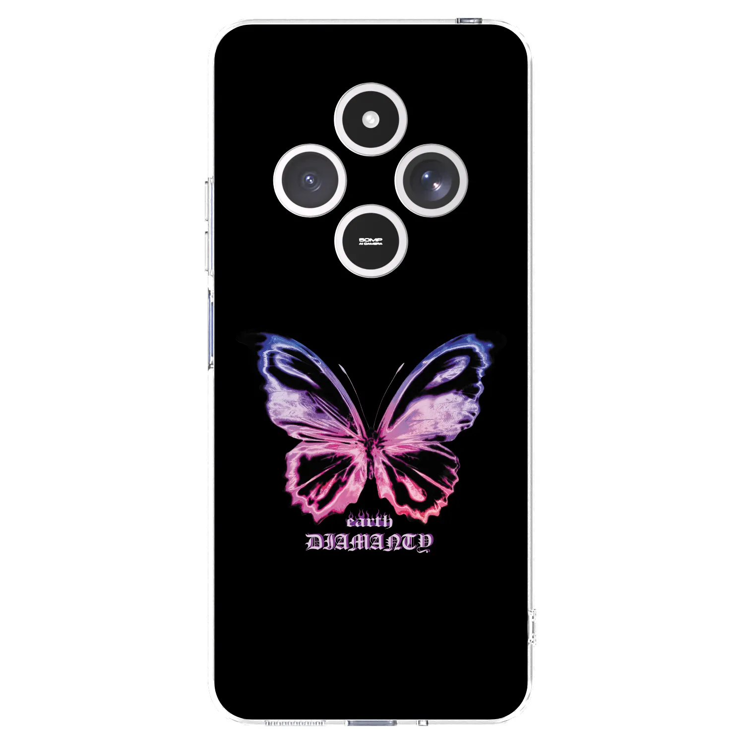 Picasee husă transparentă din silicon pentru Xiaomi Redmi 14C - Diamanty Purple