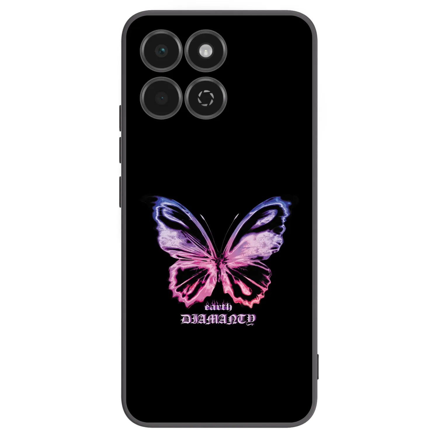 Picasee husă neagră din silicon pentru Honor 200 Smart 5G - Diamanty Purple