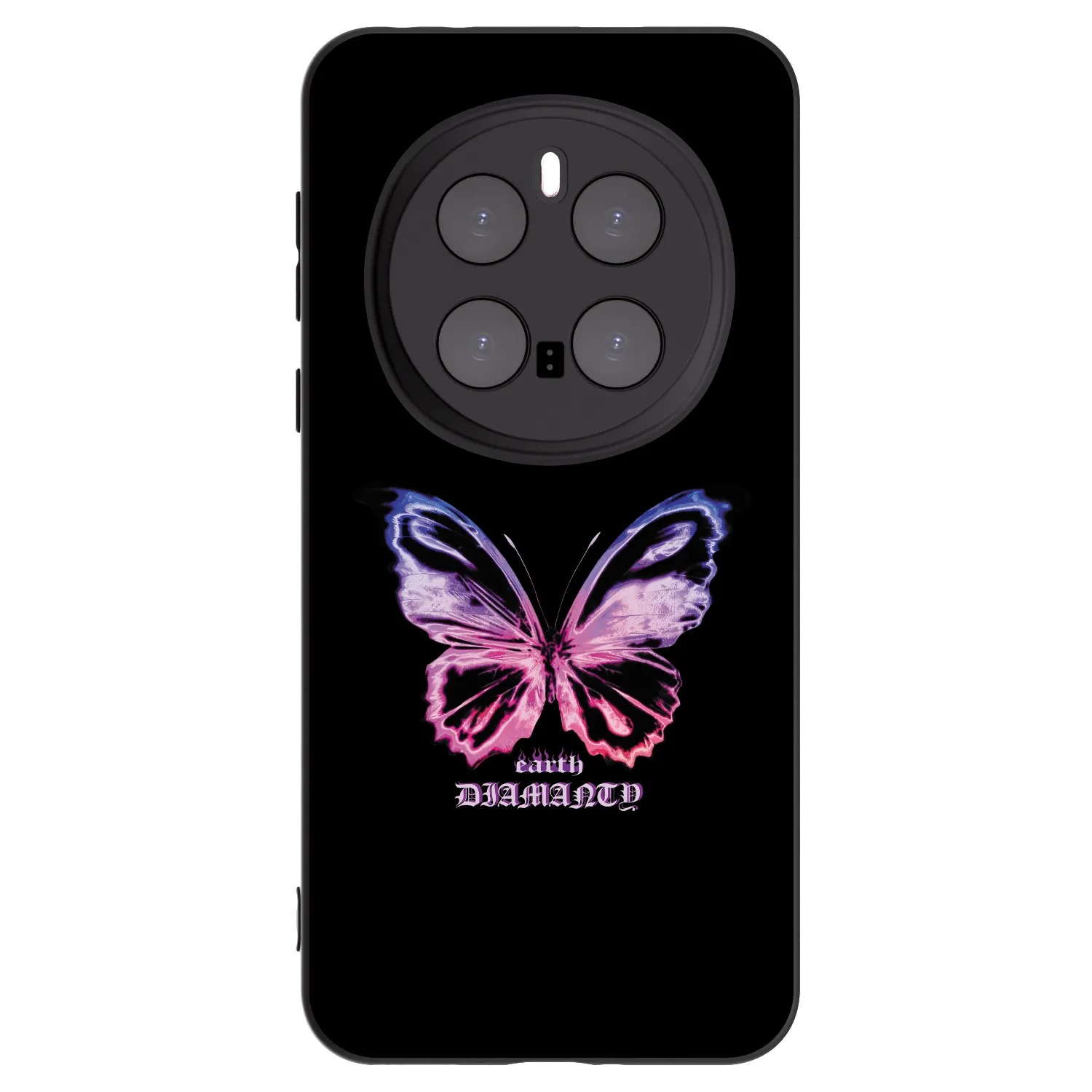 Picasee husă neagră din silicon pentru Honor Magic7 Pro 5G - Diamanty Purple