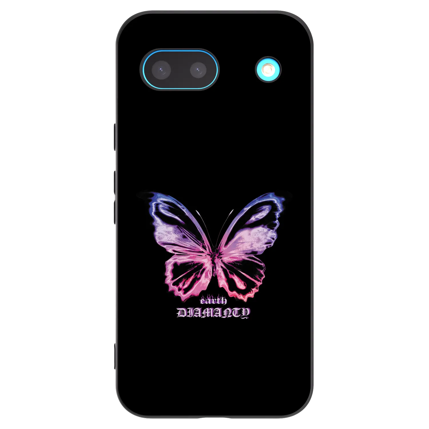 Picasee husă neagră din silicon pentru Google Pixel 8a - Diamanty Purple