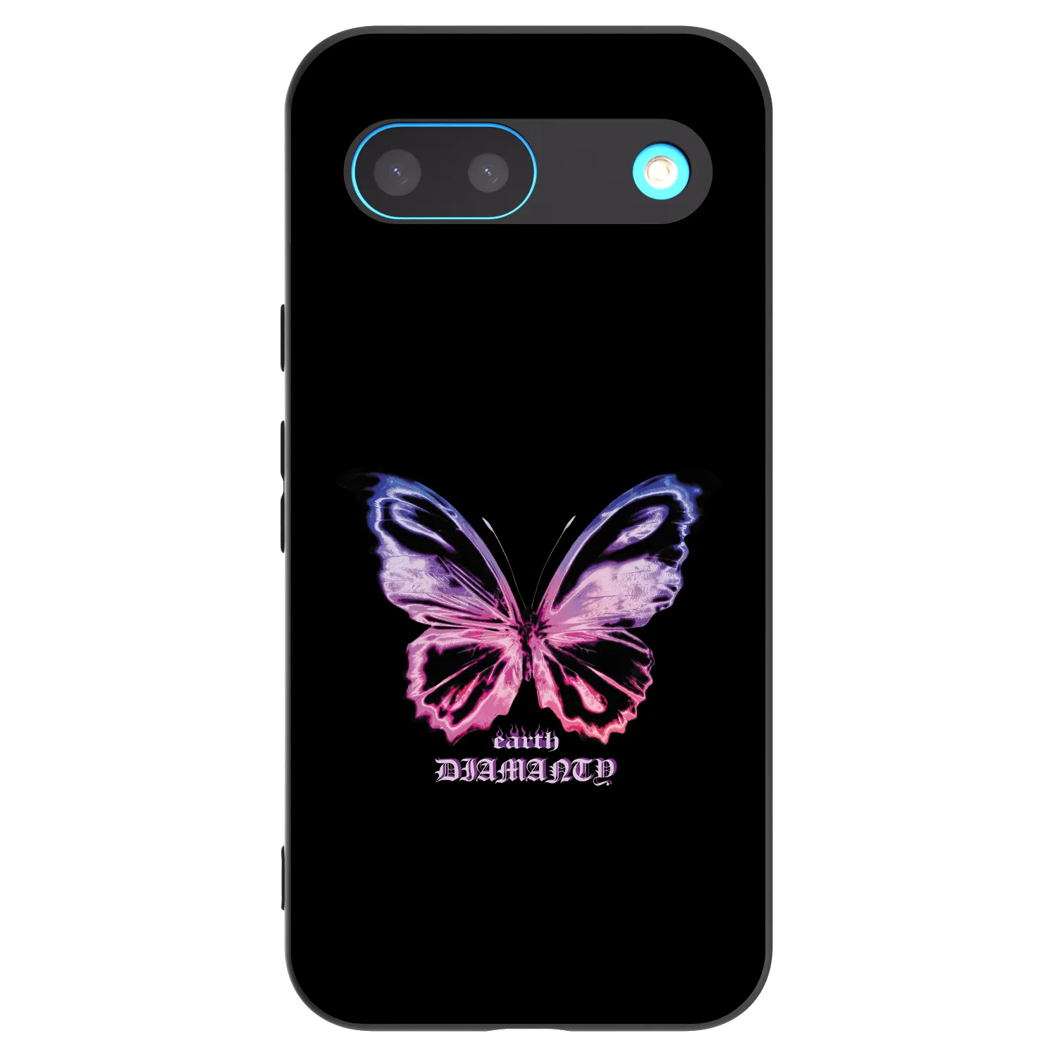 Picasee husă neagră din silicon pentru Google Pixel 8 - Diamanty Purple