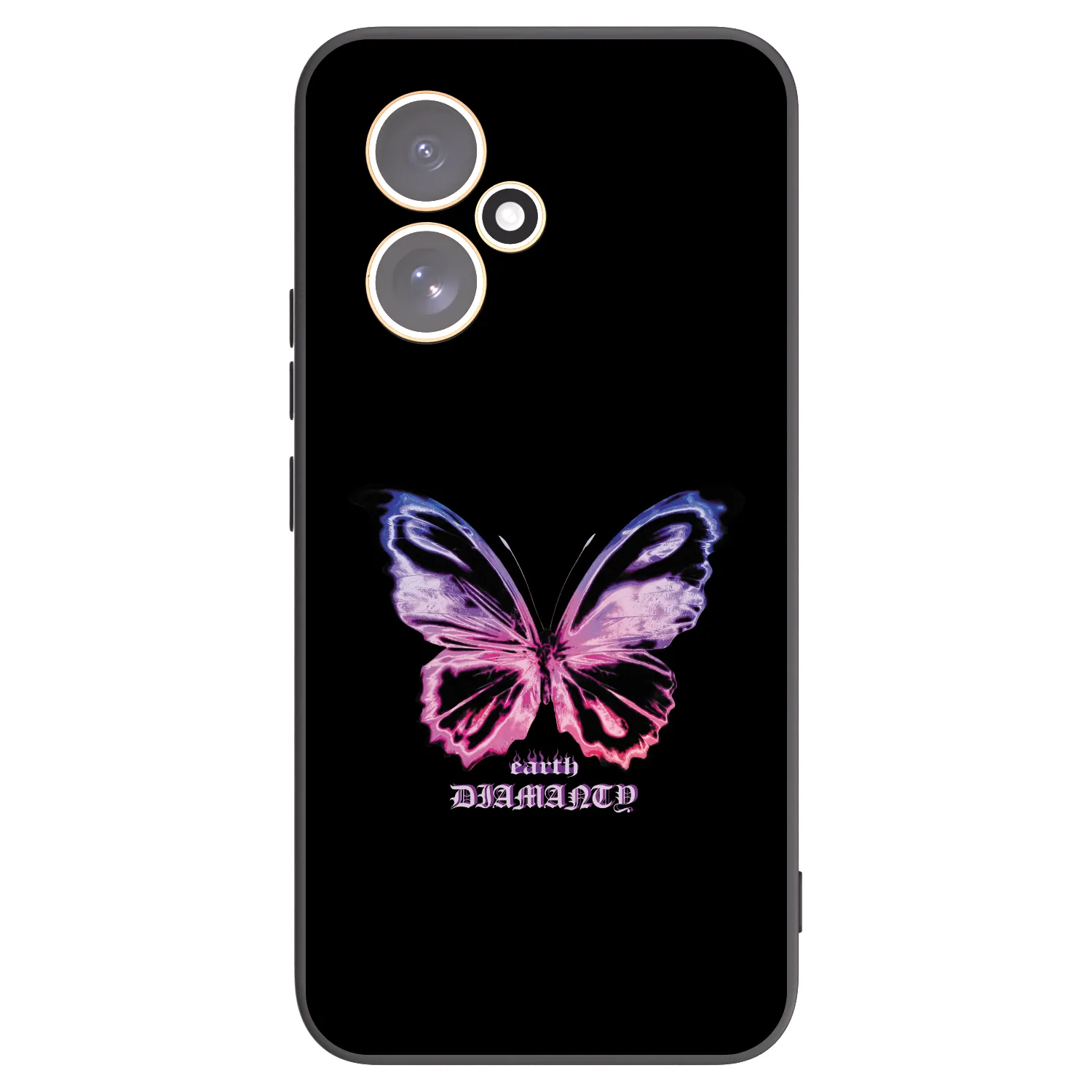 Picasee husă neagră din silicon pentru Honor 400 5G - Diamanty Purple