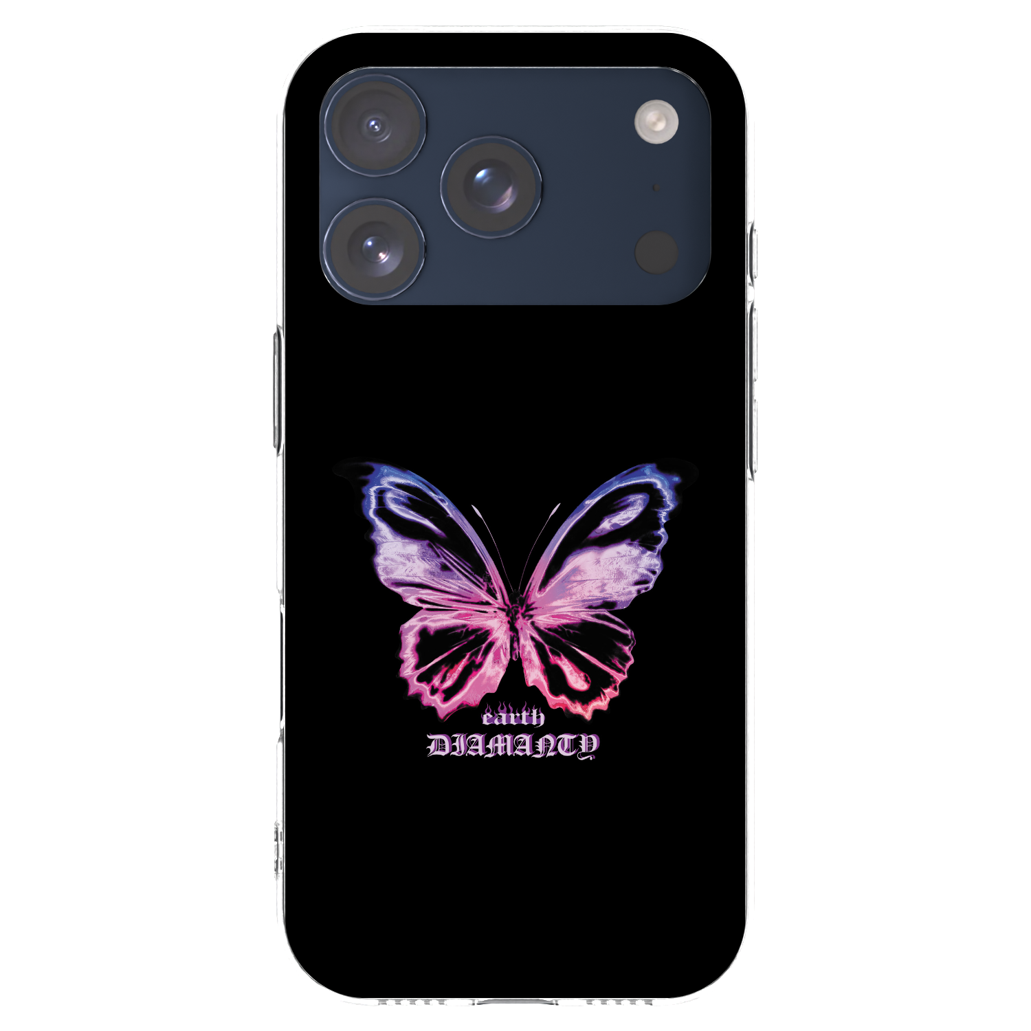 Picasee husă transparentă din silicon pentru Apple iPhone 17 Pro - Diamanty Purple