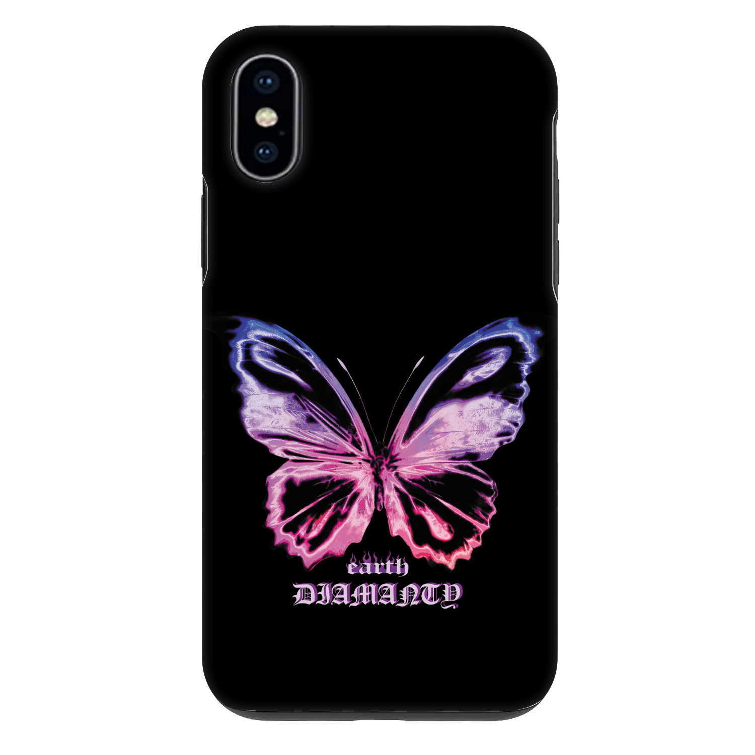 Picasee Fashion Case pentru Apple iPhone X/XS - Diamanty Purple