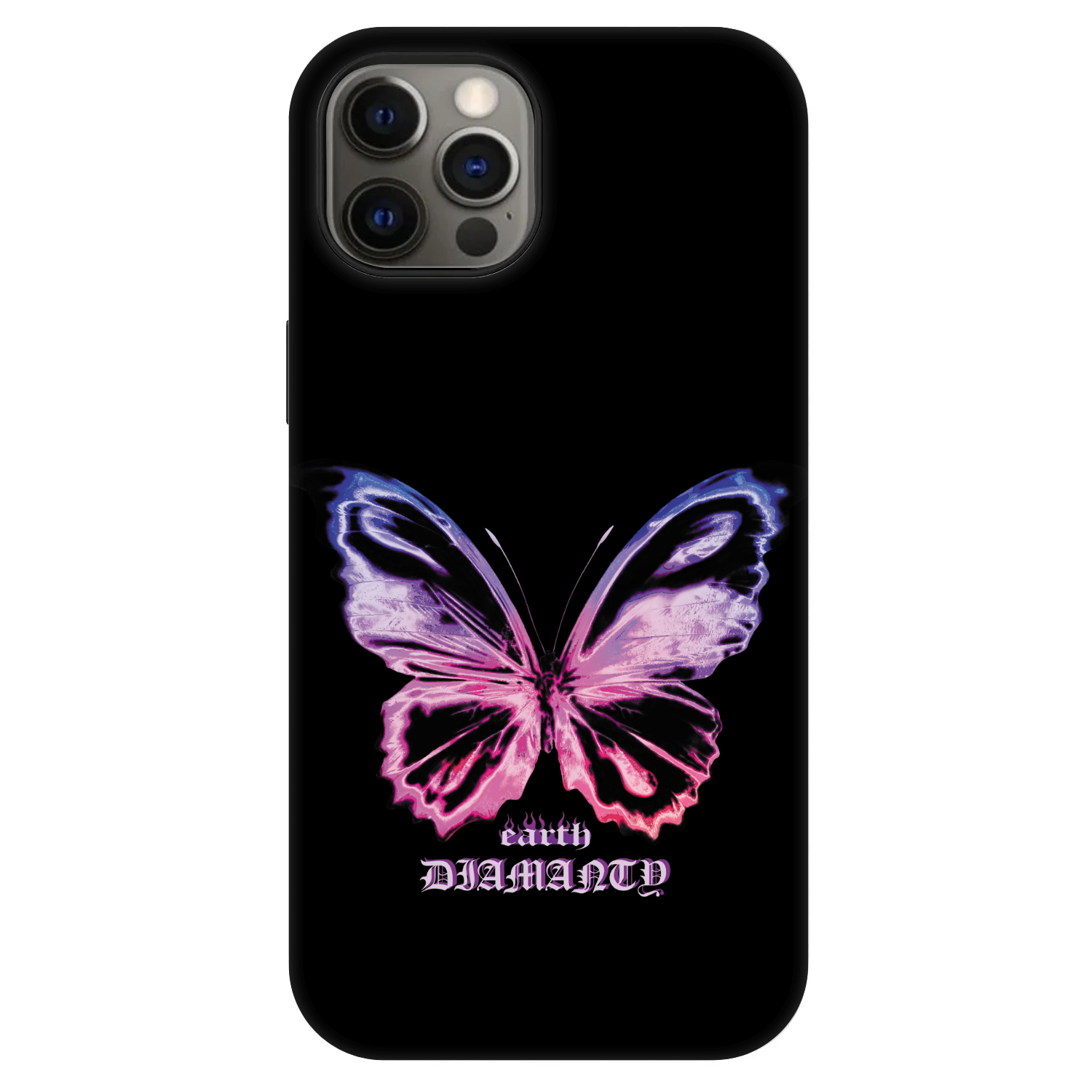 Picasee Fashion Case MagSafe pentru Apple iPhone 12 Pro - Diamanty Purple