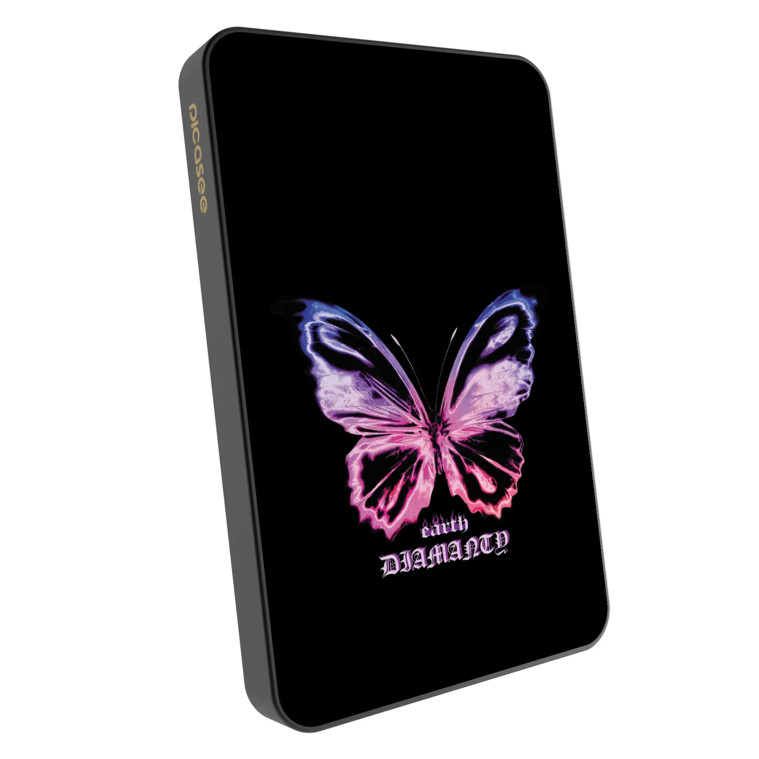 Picasee Powerbank cu MagSafe 5 000 mAh Gri - Diamanty Purple