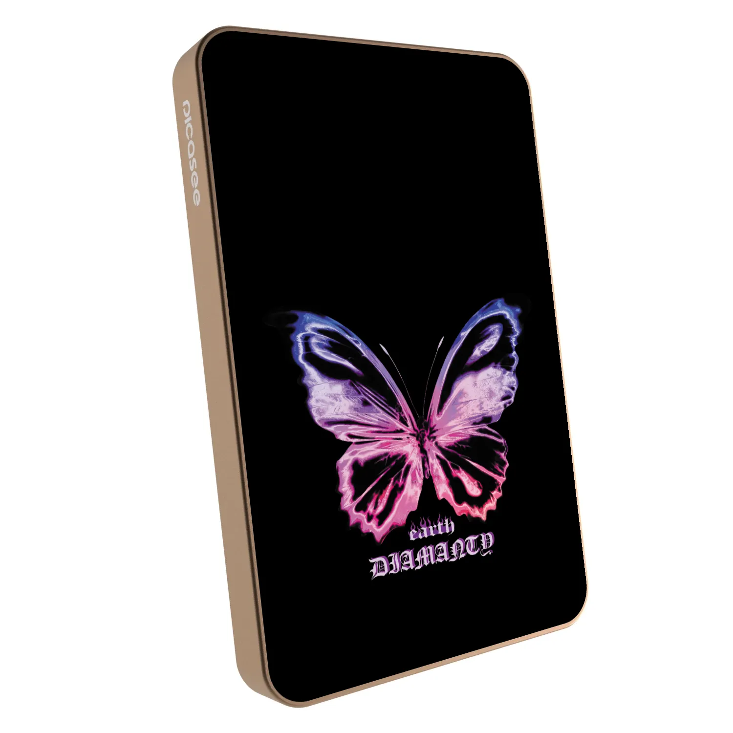 Picasee Powerbank cu MagSafe 5 000 mAh De aur - Diamanty Purple