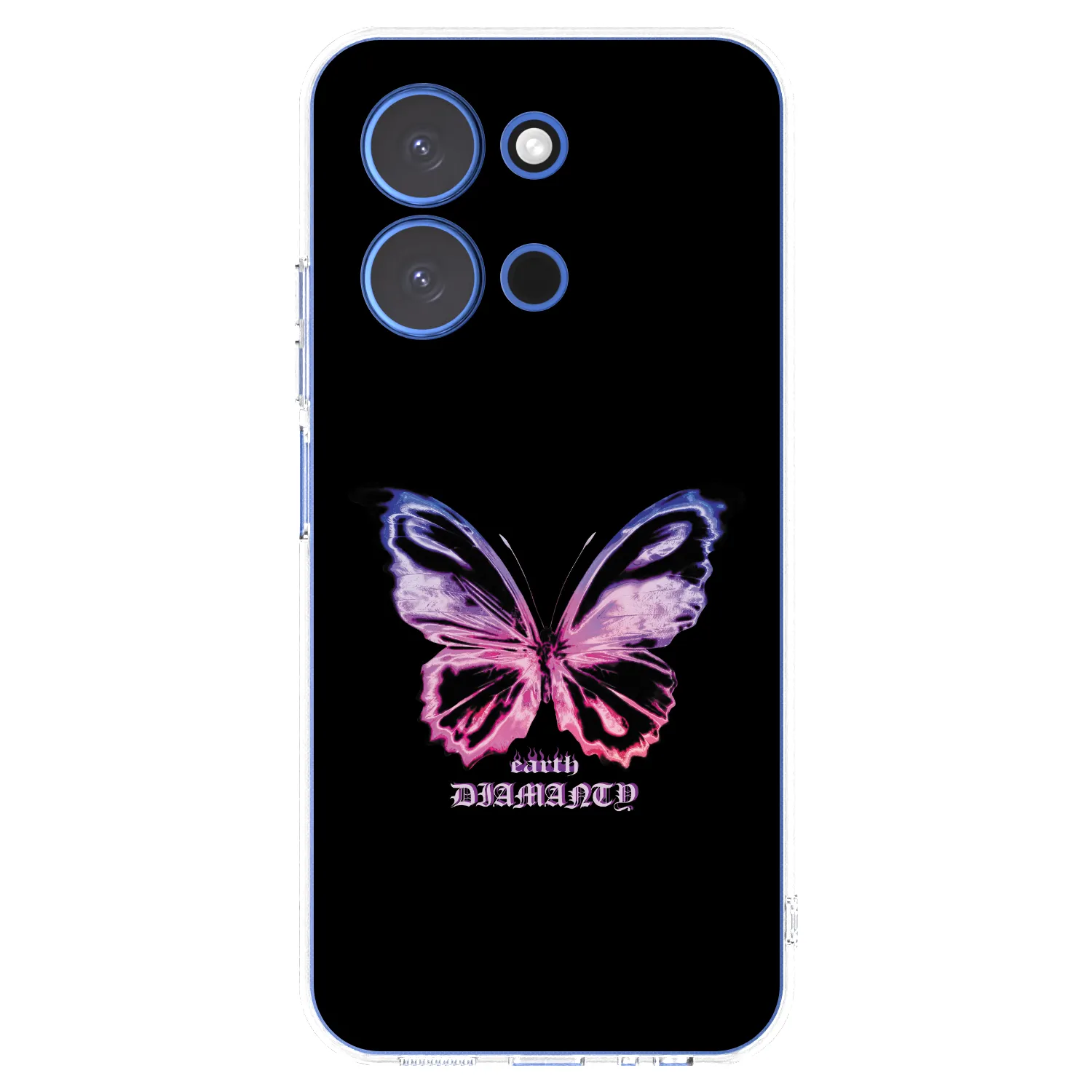 Picasee husă transparentă din silicon pentru Xiaomi Redmi 15C 4G - Diamanty Purple