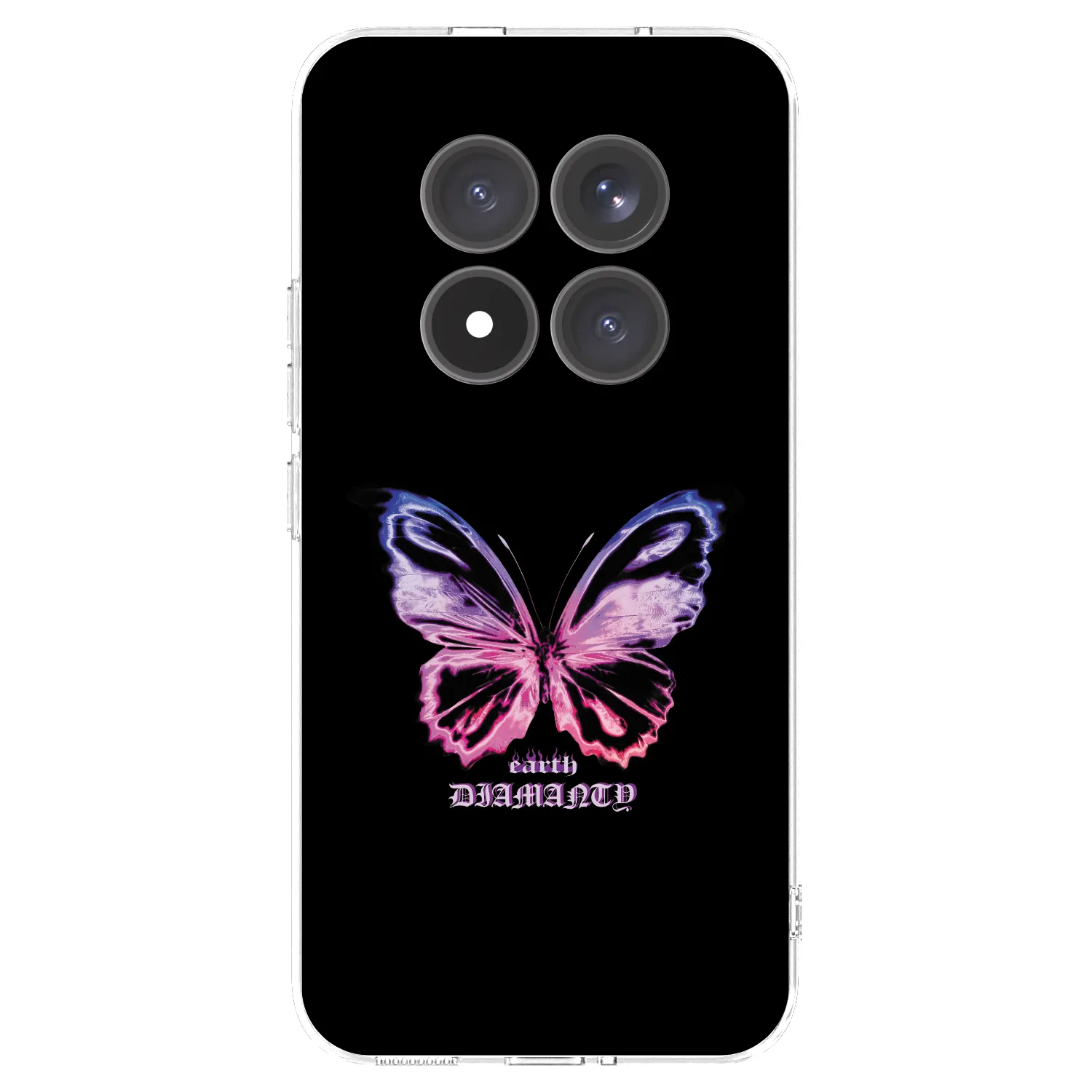 Picasee husă transparentă din silicon pentru Xiaomi Redmi Note 15 Pro+ - Diamanty Purple