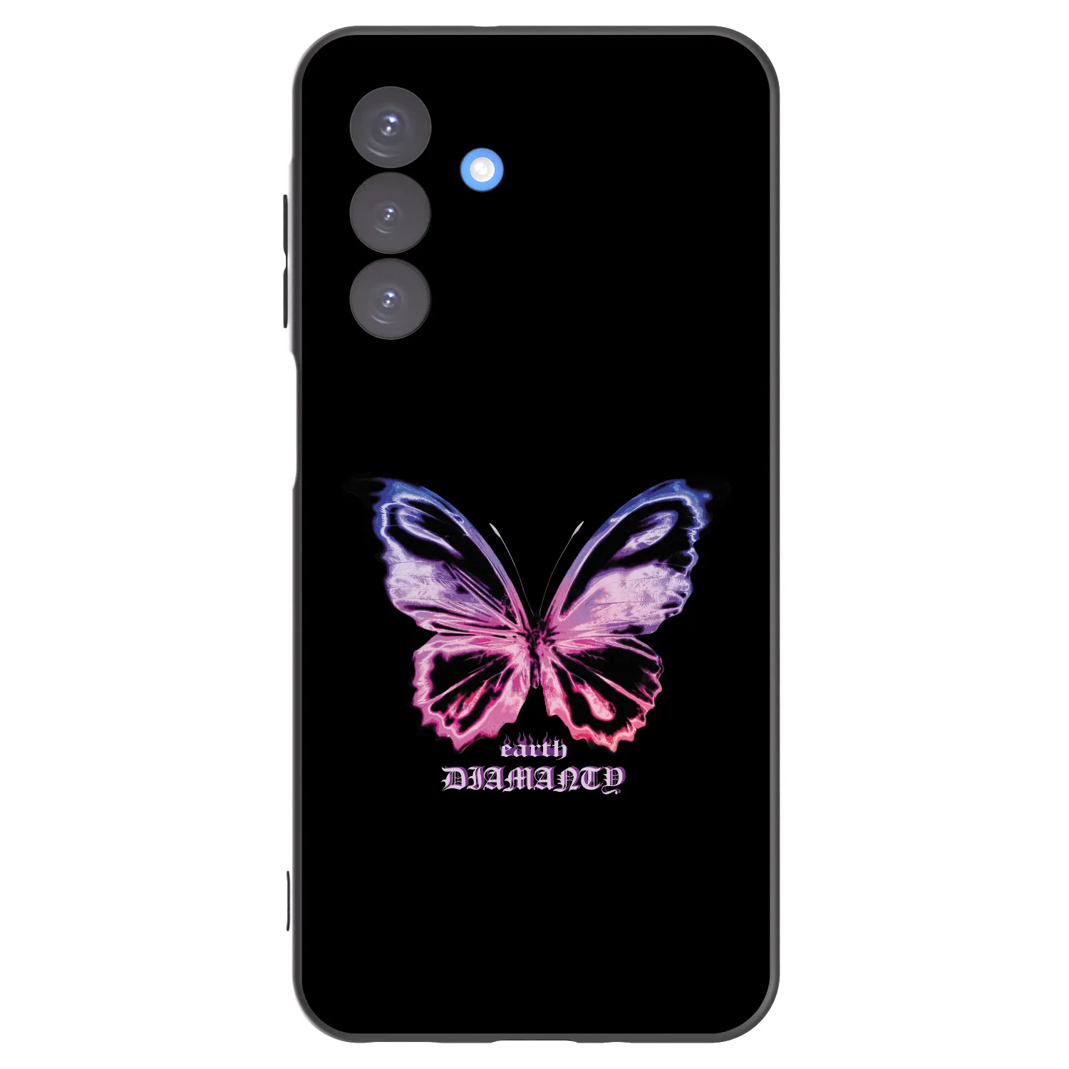 Picasee husă neagră din silicon pentru Samsung Galaxy A17 5G - Diamanty Purple