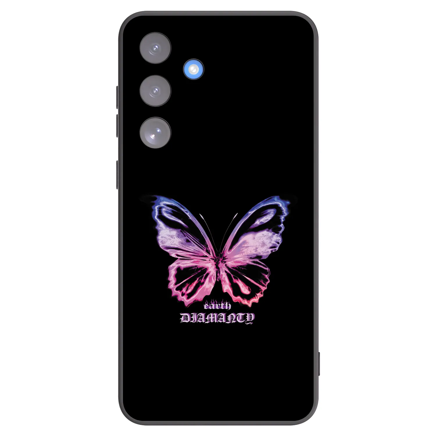 Picasee husă neagră din silicon pentru Samsung Galaxy S25 FE 5G - Diamanty Purple