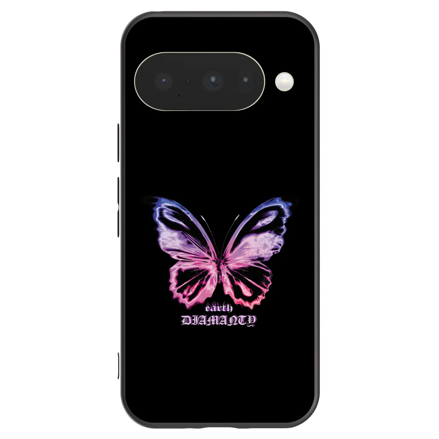 Picasee husă neagră din silicon pentru Google Pixel 10 - Diamanty Purple