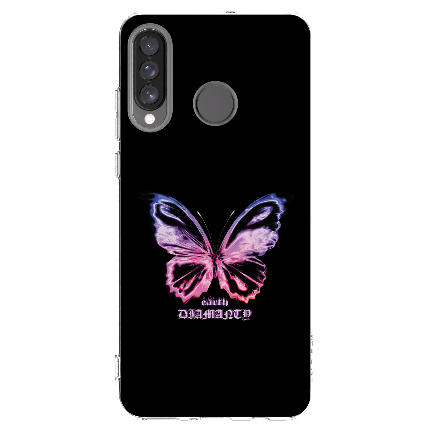 Picasee husă transparentă din silicon pentru Huawei P30 Lite - Diamanty Purple