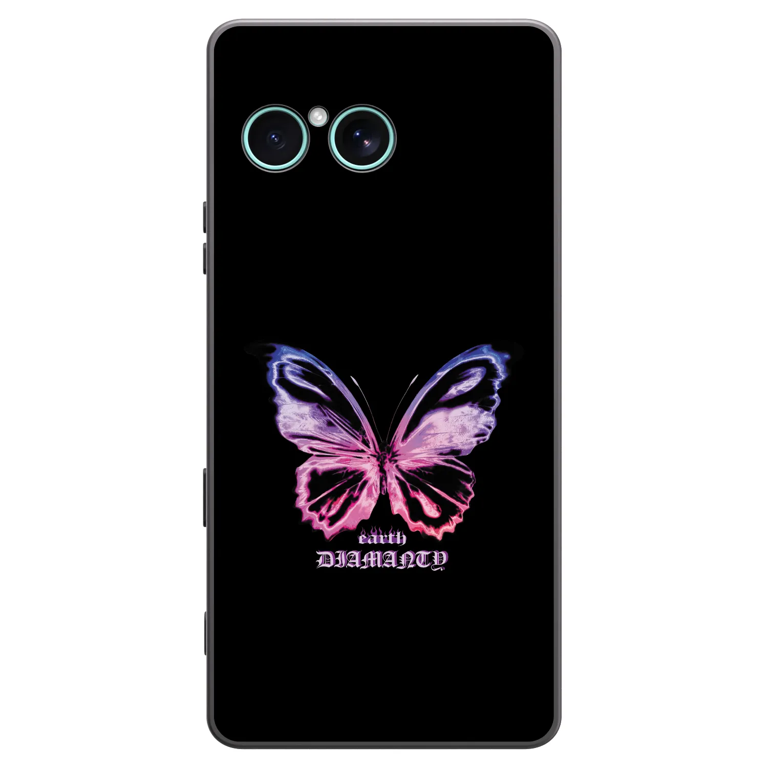 Picasee husă neagră din silicon pentru Sony Xperia 10 VII - Diamanty Purple
