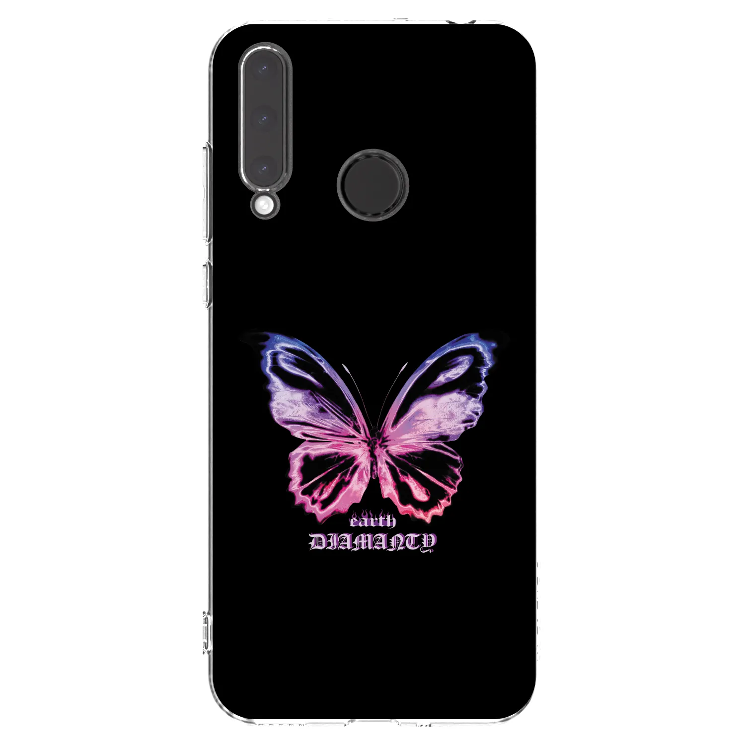 Picasee husă transparentă din silicon pentru Honor 20 Lite - Diamanty Purple