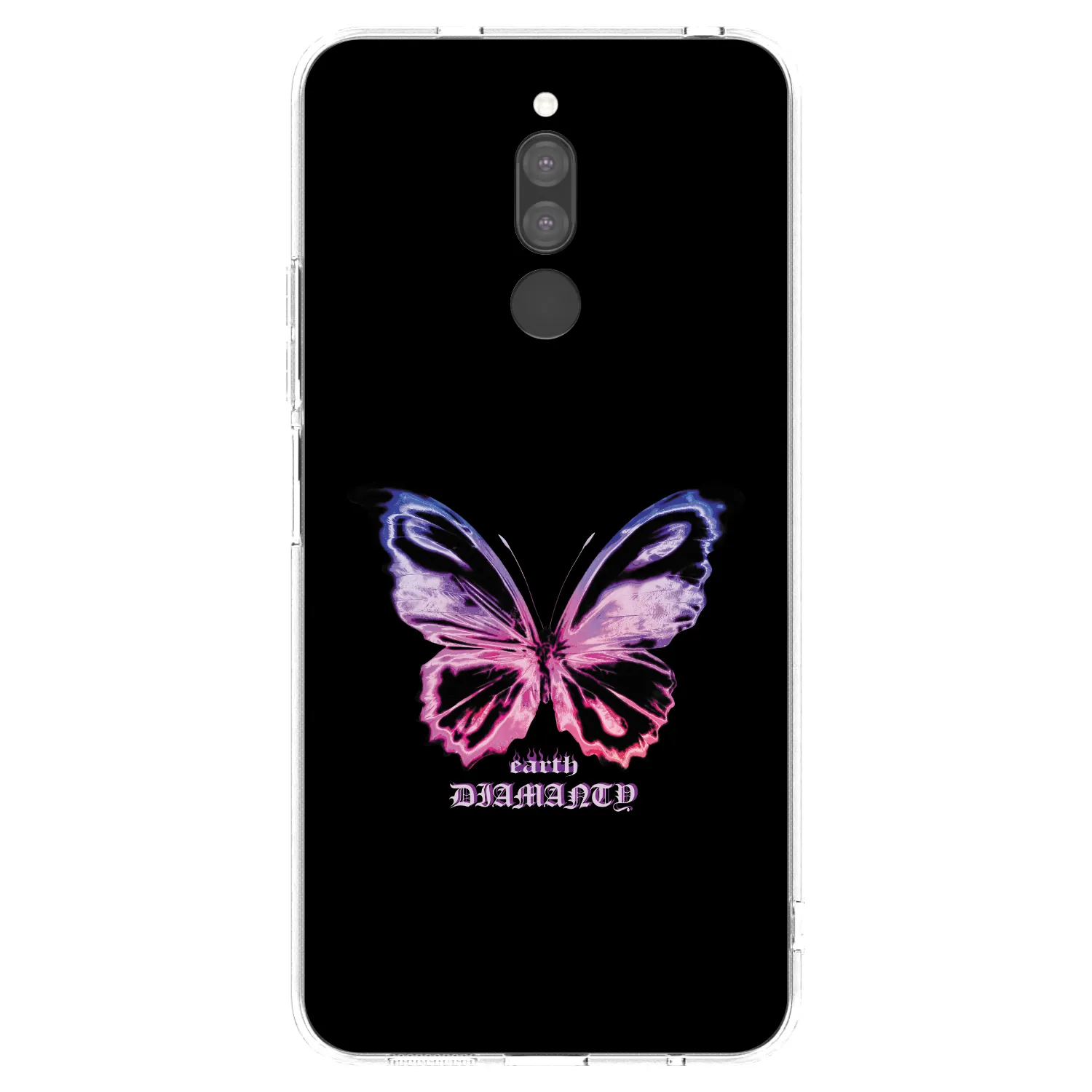 Picasee husă transparentă din silicon pentru Xiaomi Redmi 8 - Diamanty Purple