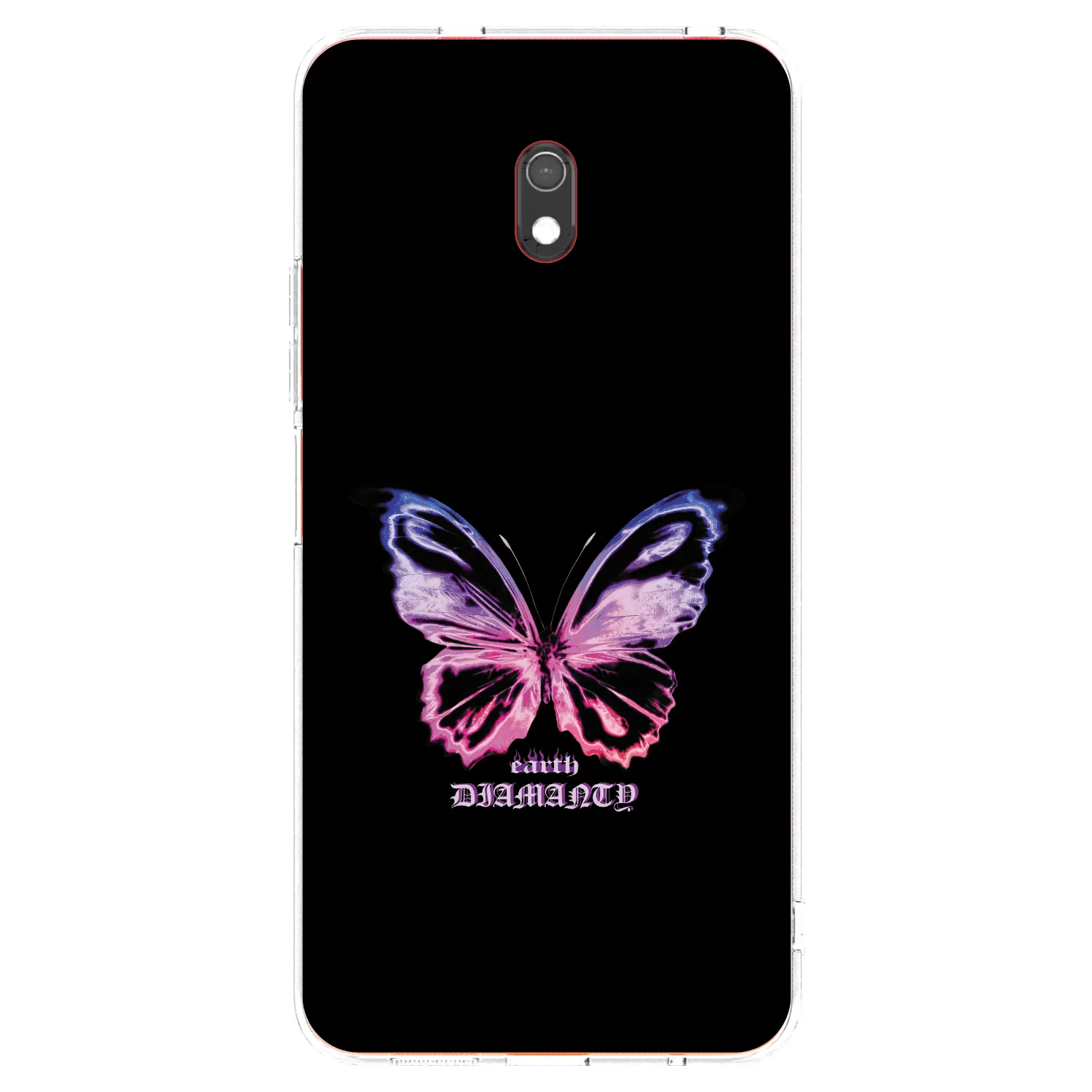 Picasee husă transparentă din silicon pentru Xiaomi Redmi 8A - Diamanty Purple