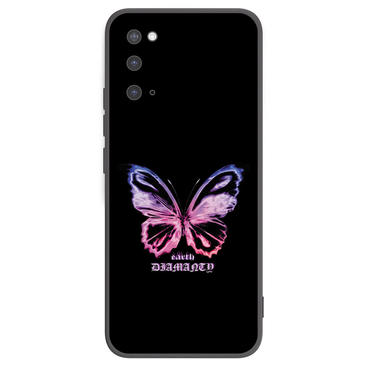 Picasee husă neagră din silicon pentru Samsung Galaxy S20 G980F - Diamanty Purple
